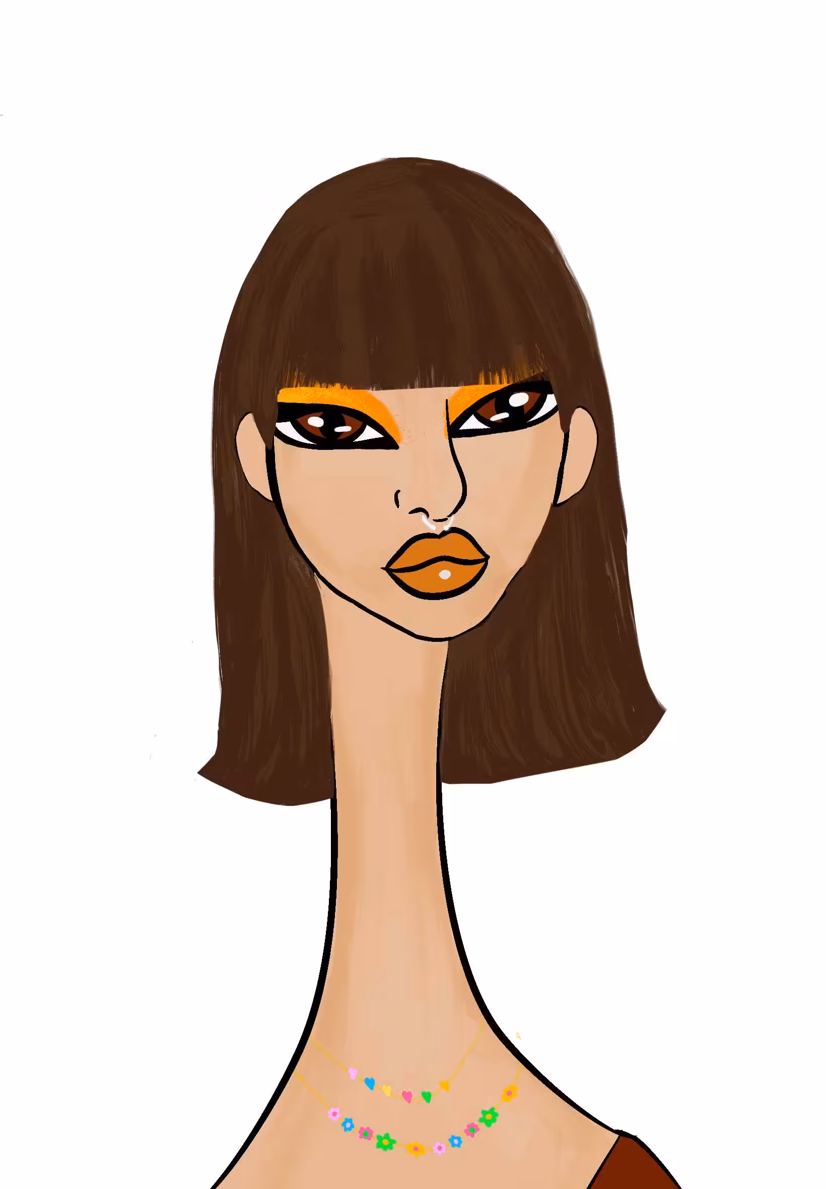 Long Neckie Ladies: Long Neckie Lady #1020