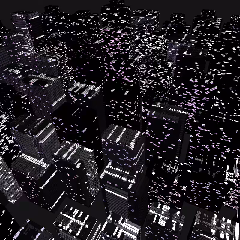 Night city glow #65