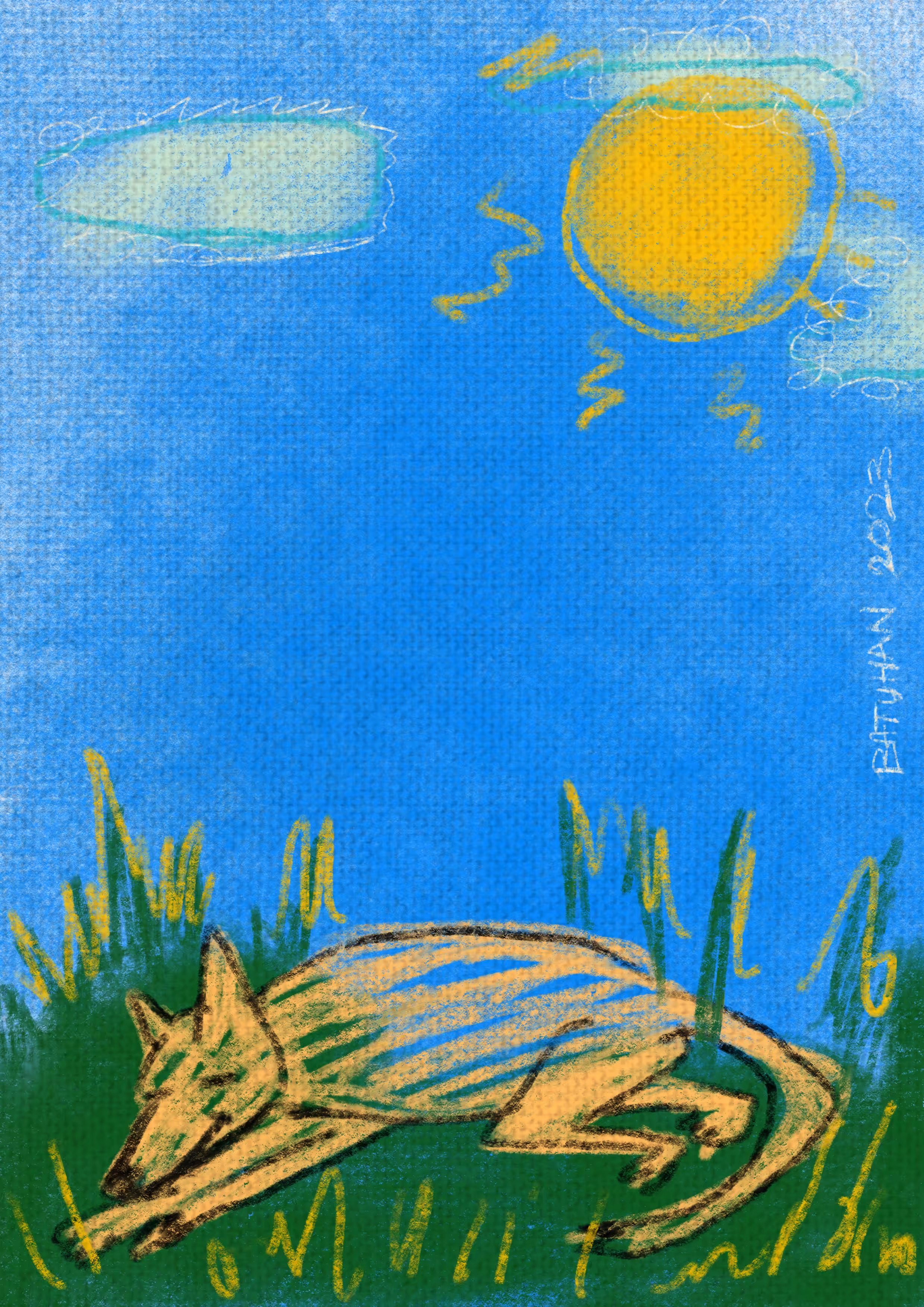 Child Series “sleeping dog”