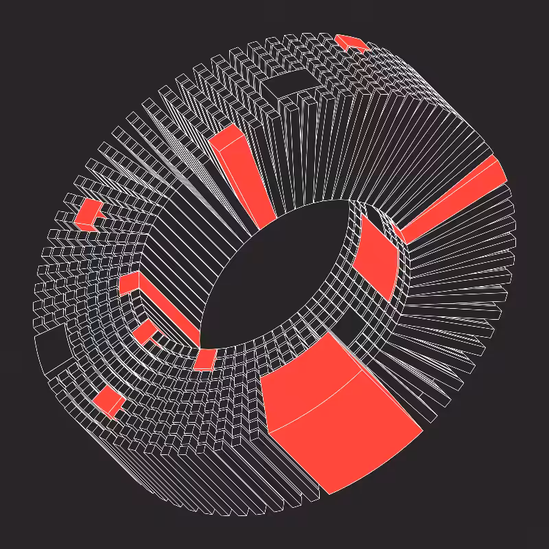 Ex Mobius (Neon Red) #3