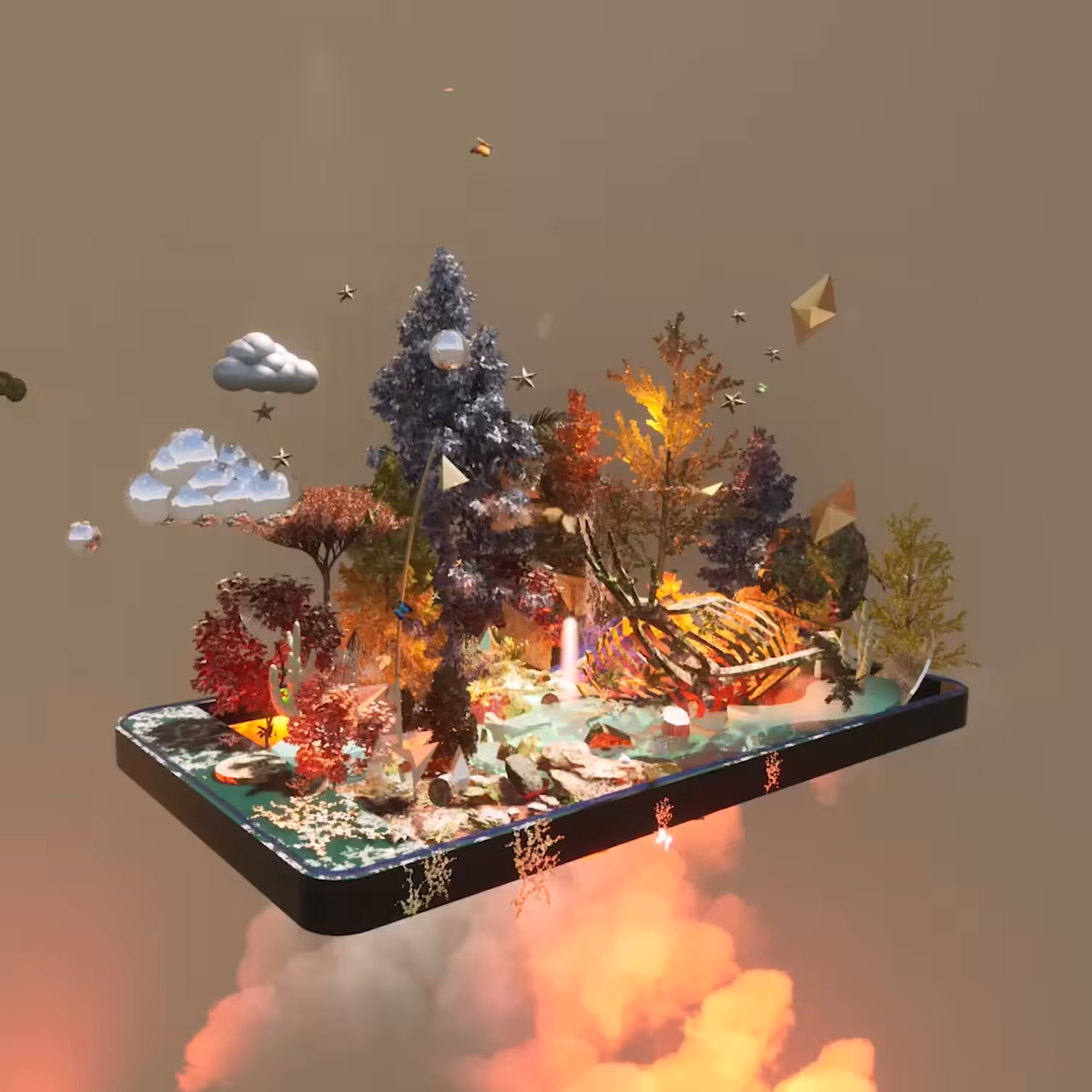 Skeleton Garden on your Phone