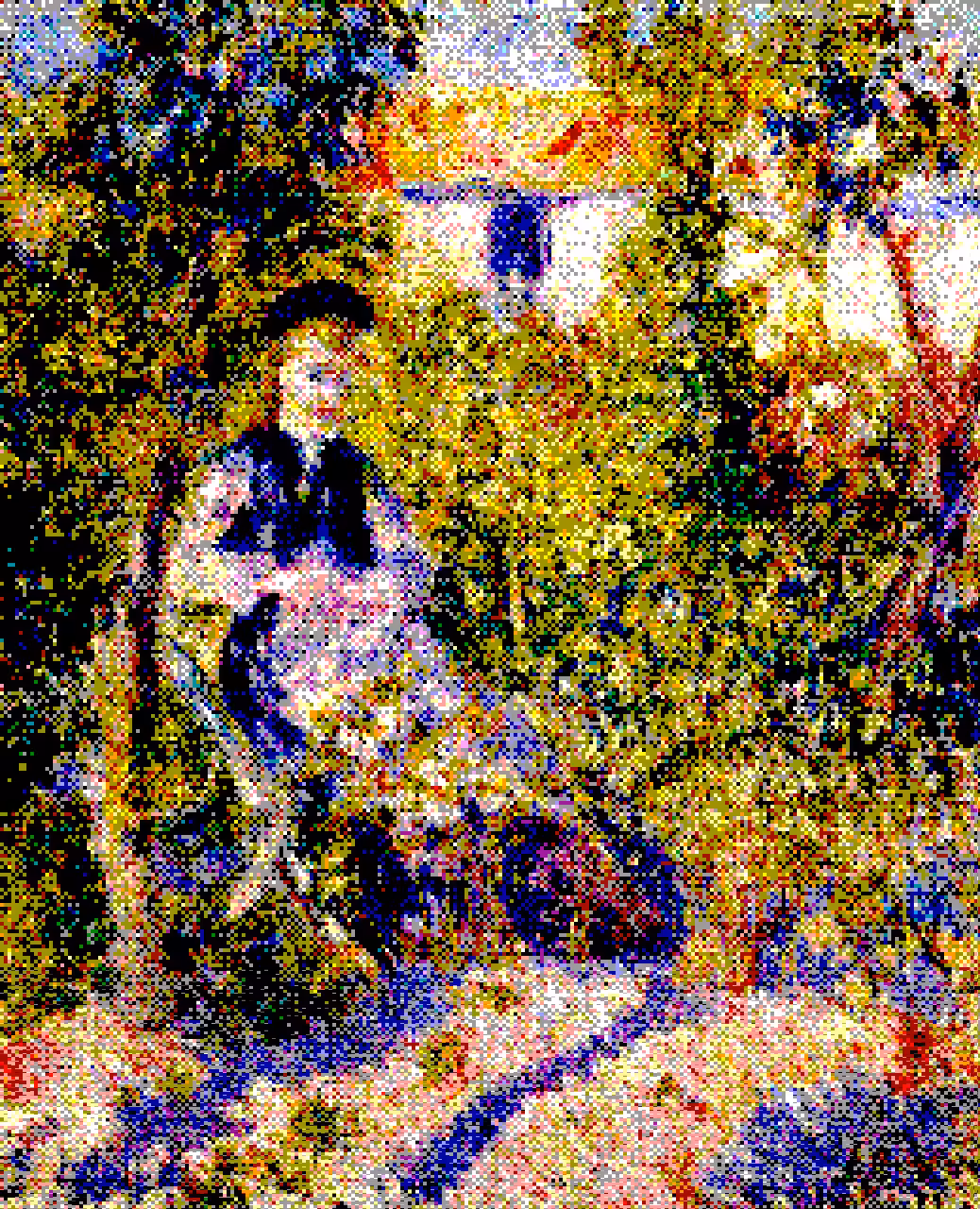 QUINTESSENCE #17 - Auguste Renoir, Nini in the Garden (Nini Lopez)