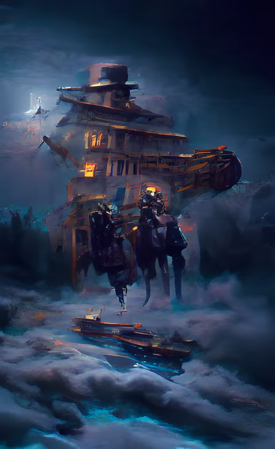 Hybrid ship 