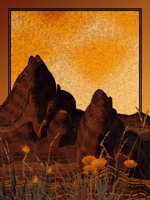 Desert Sun Rising #59