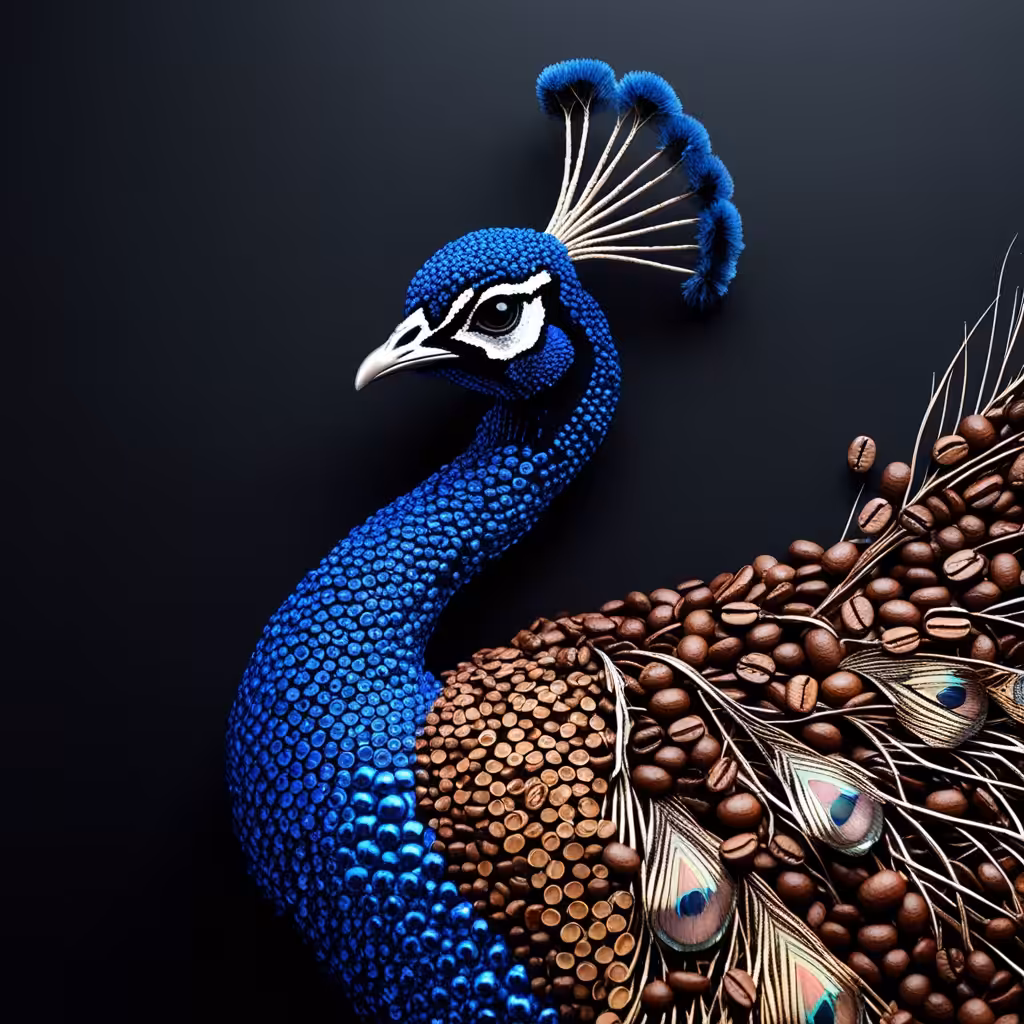 Coffee Peacock 001