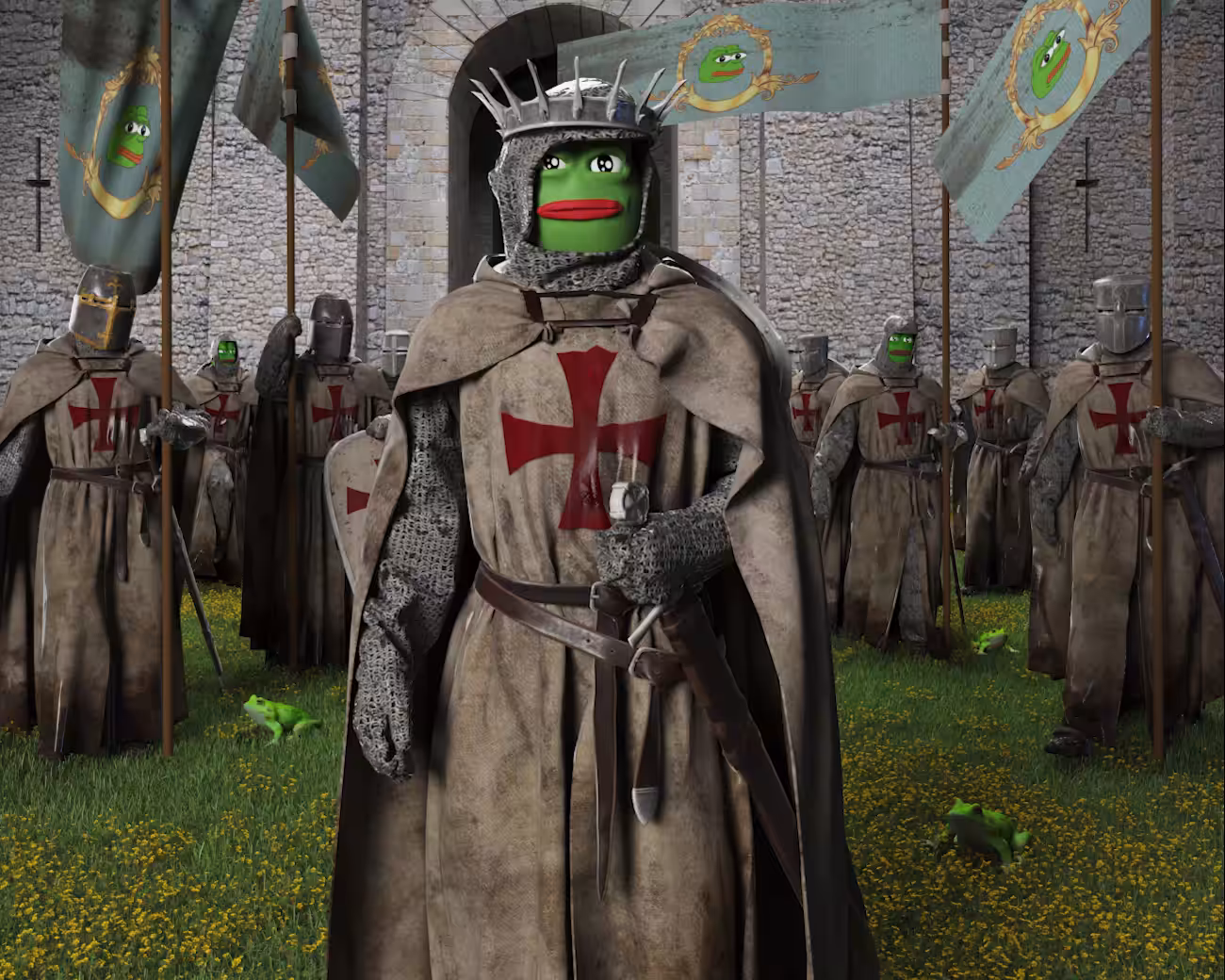Crusader Pepe