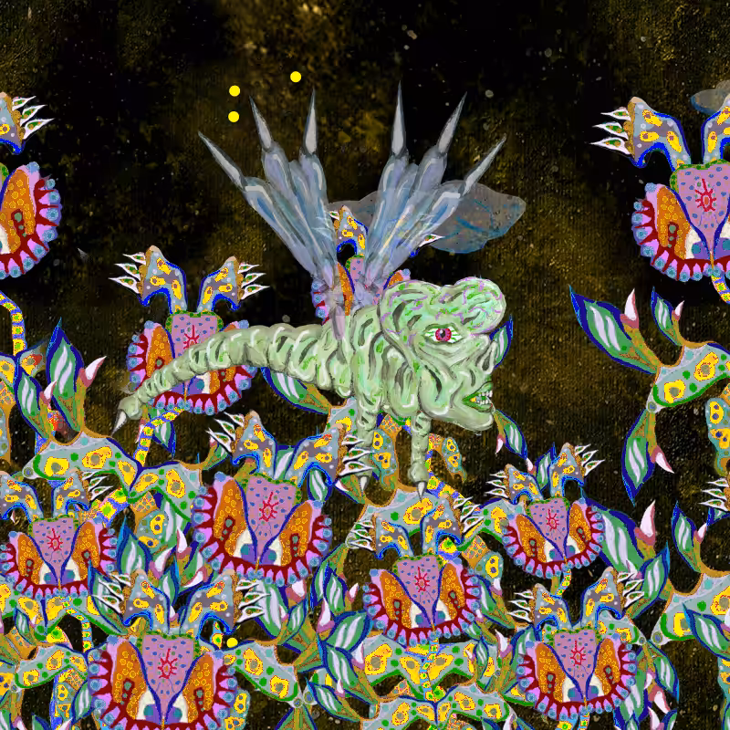 Fireflies and Flower Gardens #74