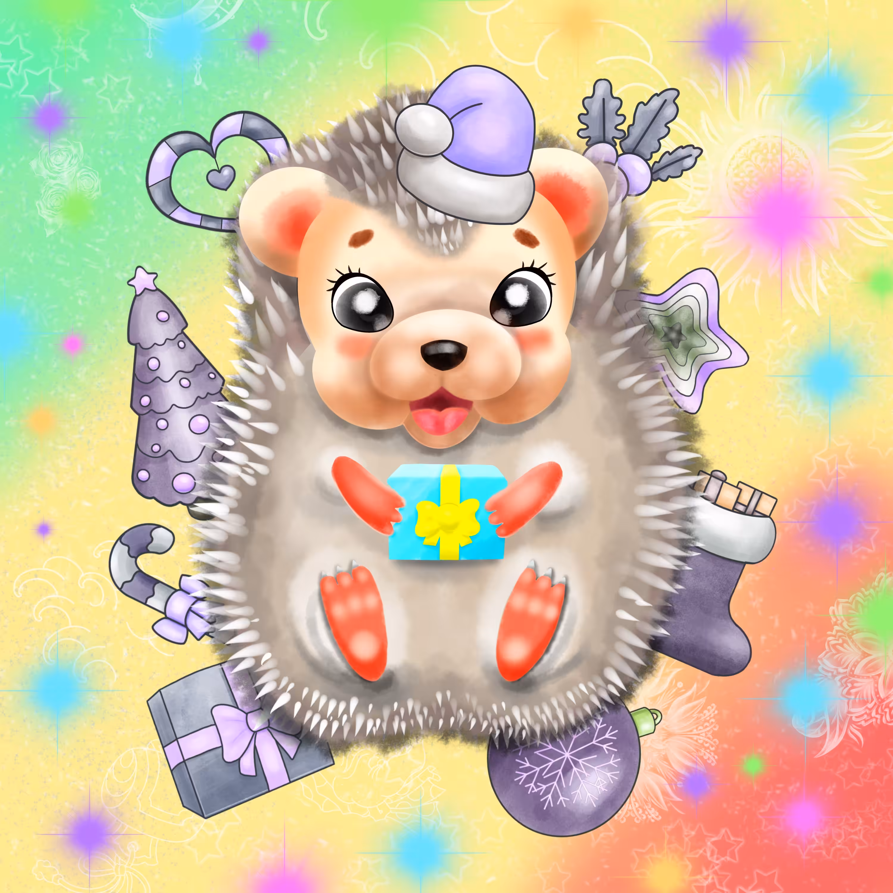 Christmas Hedgehog