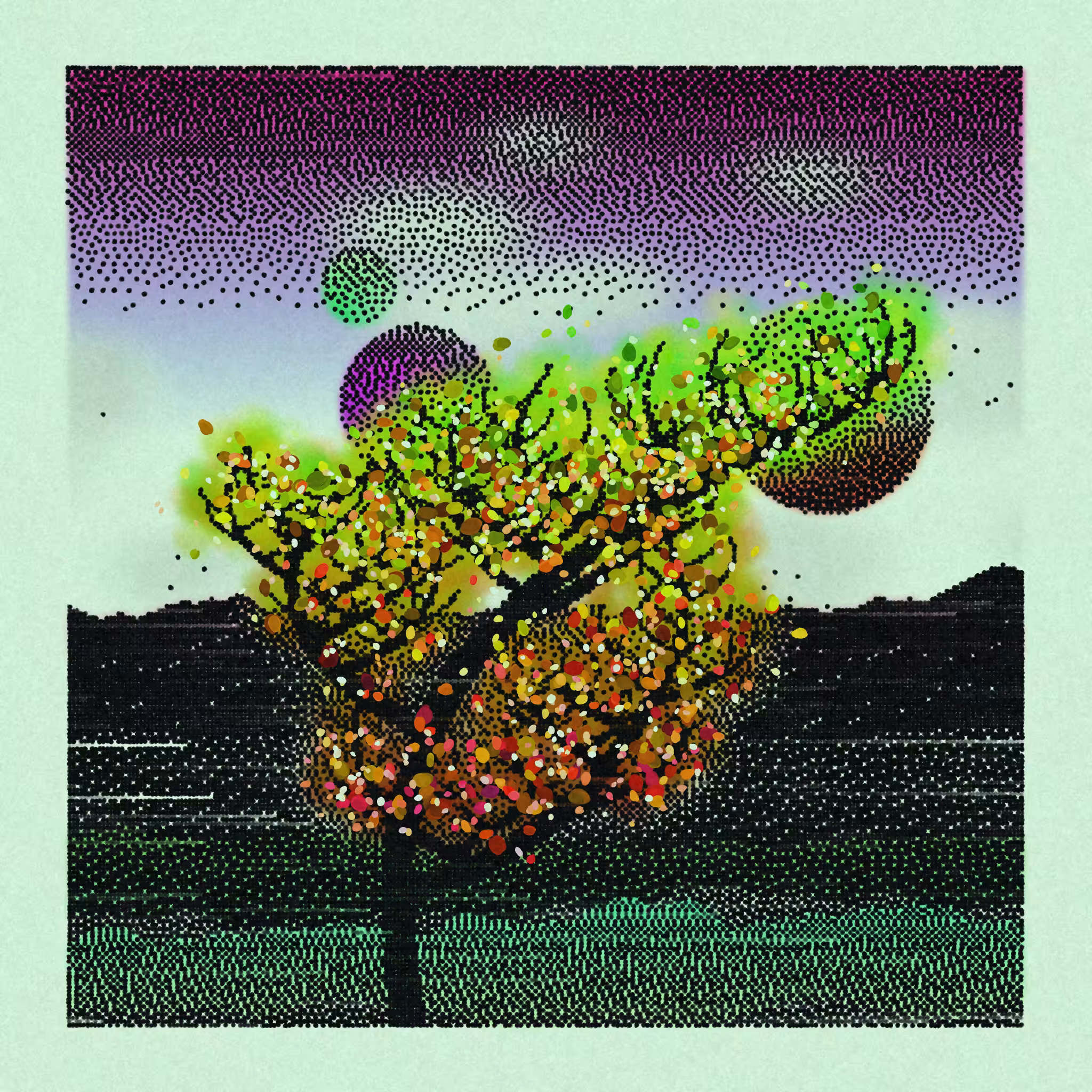 Dithered Branches #111