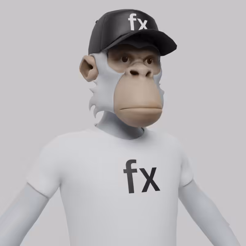 fxApe 3d- white