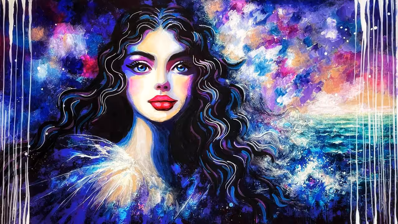 Siren of the Blue 🌊👁️‍🗨️🌌