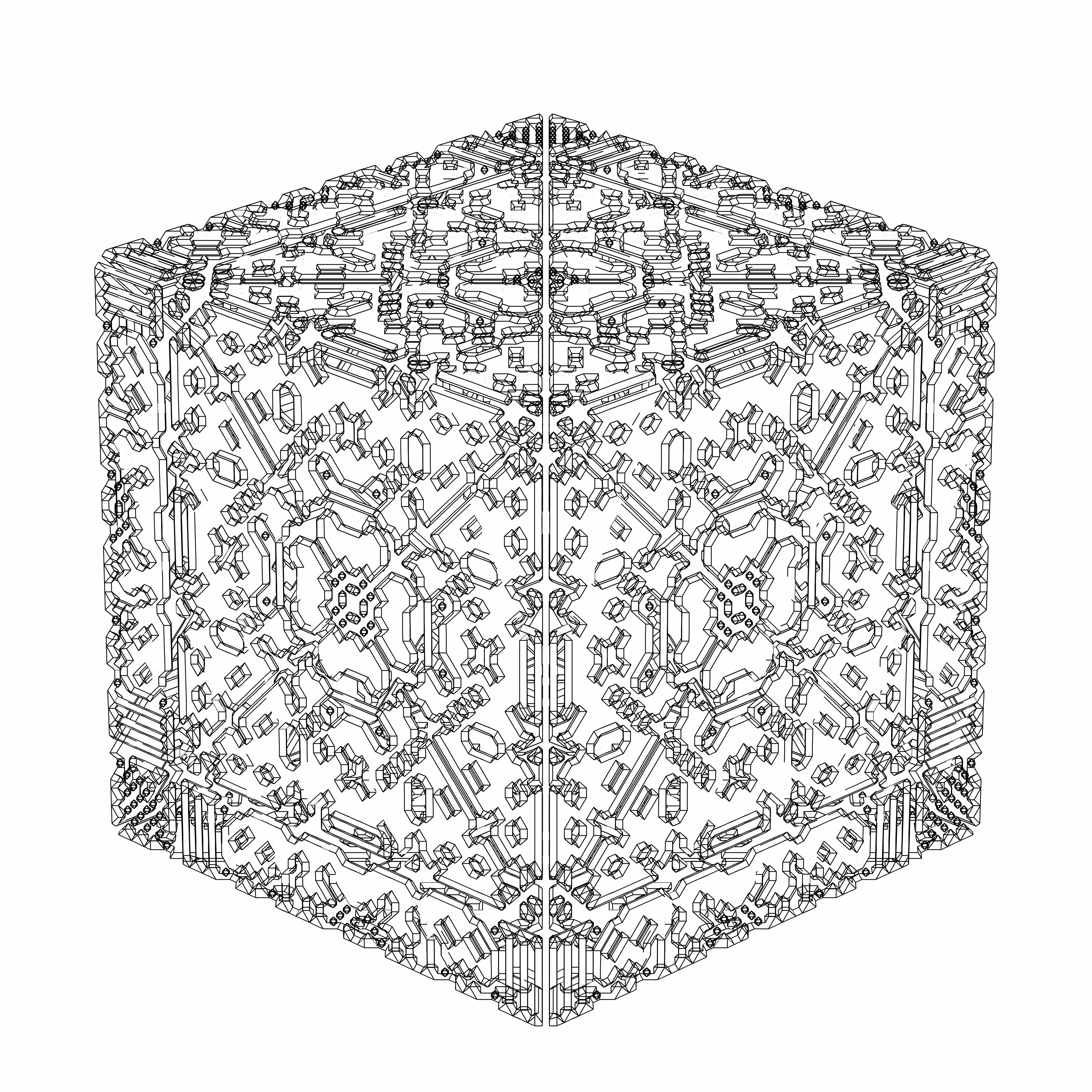 LL21 Alien Art Cube #824