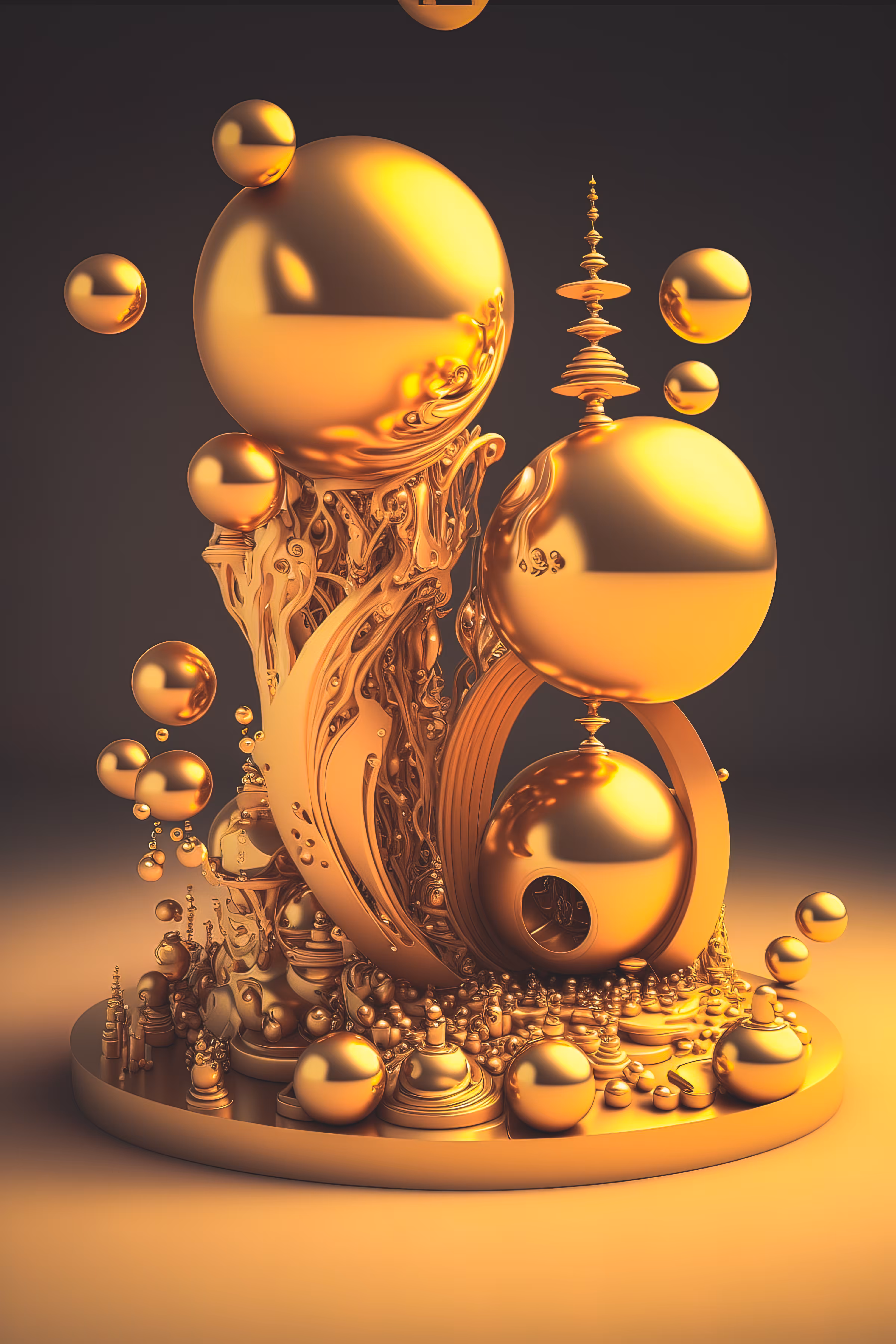 Gold Objkt 004
