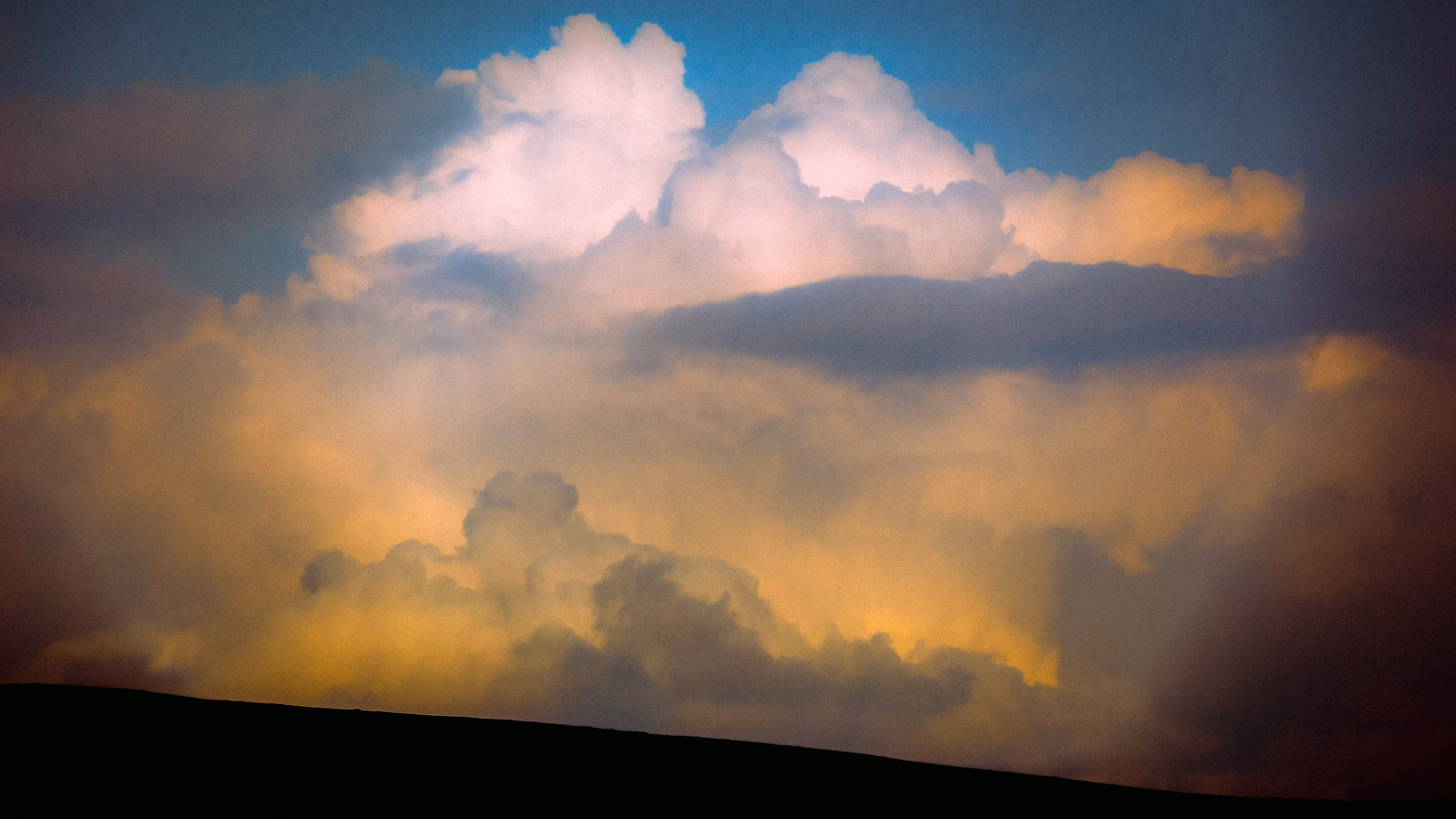 in the clouds