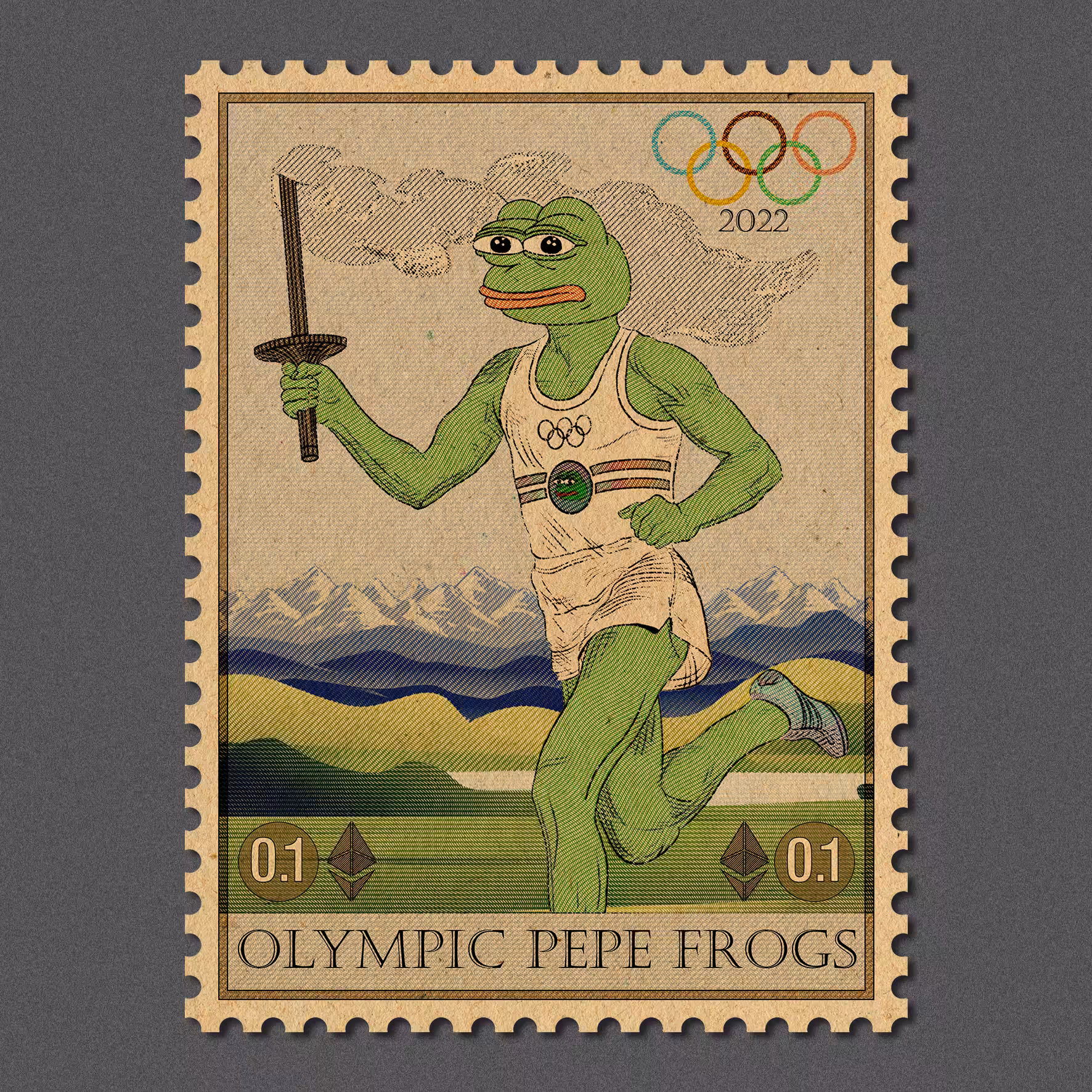 OLYMPIC PEPE FROGS