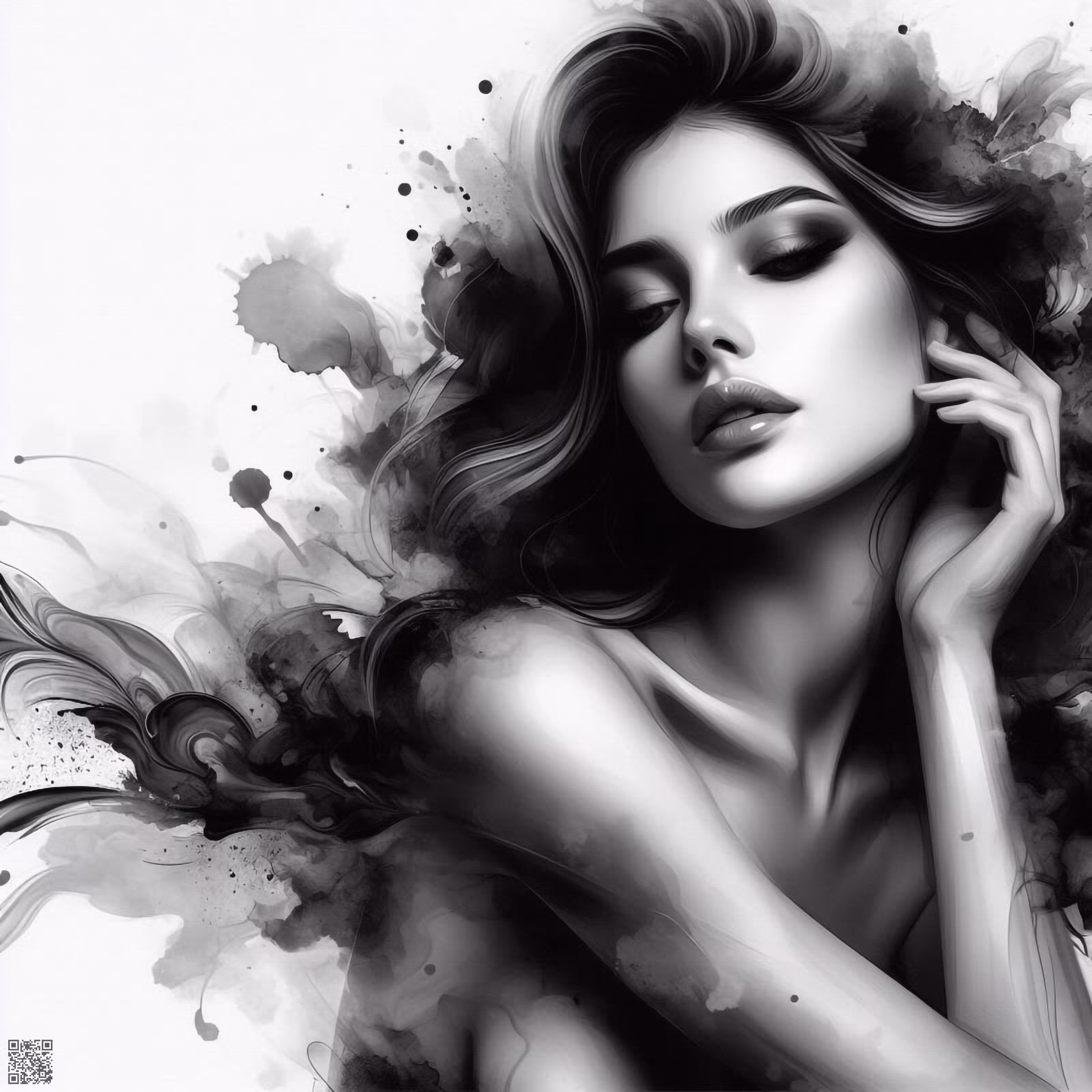 🎨Feminine Beauty in Paint#6
