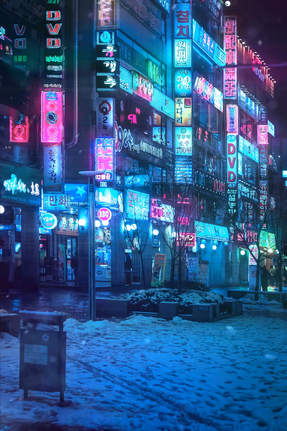 Seoul Neon Winter