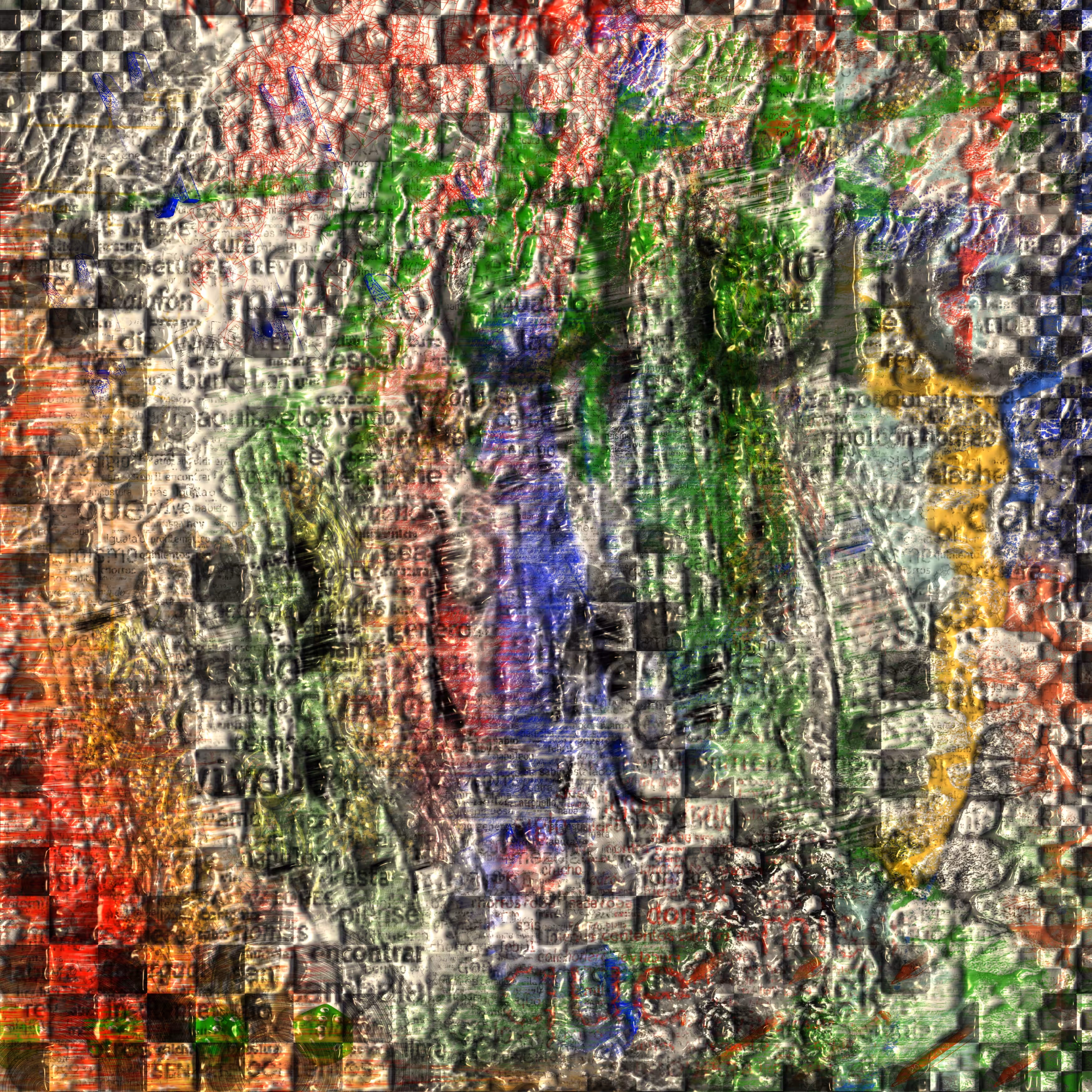 Cambalache: Abstract brush grid #4