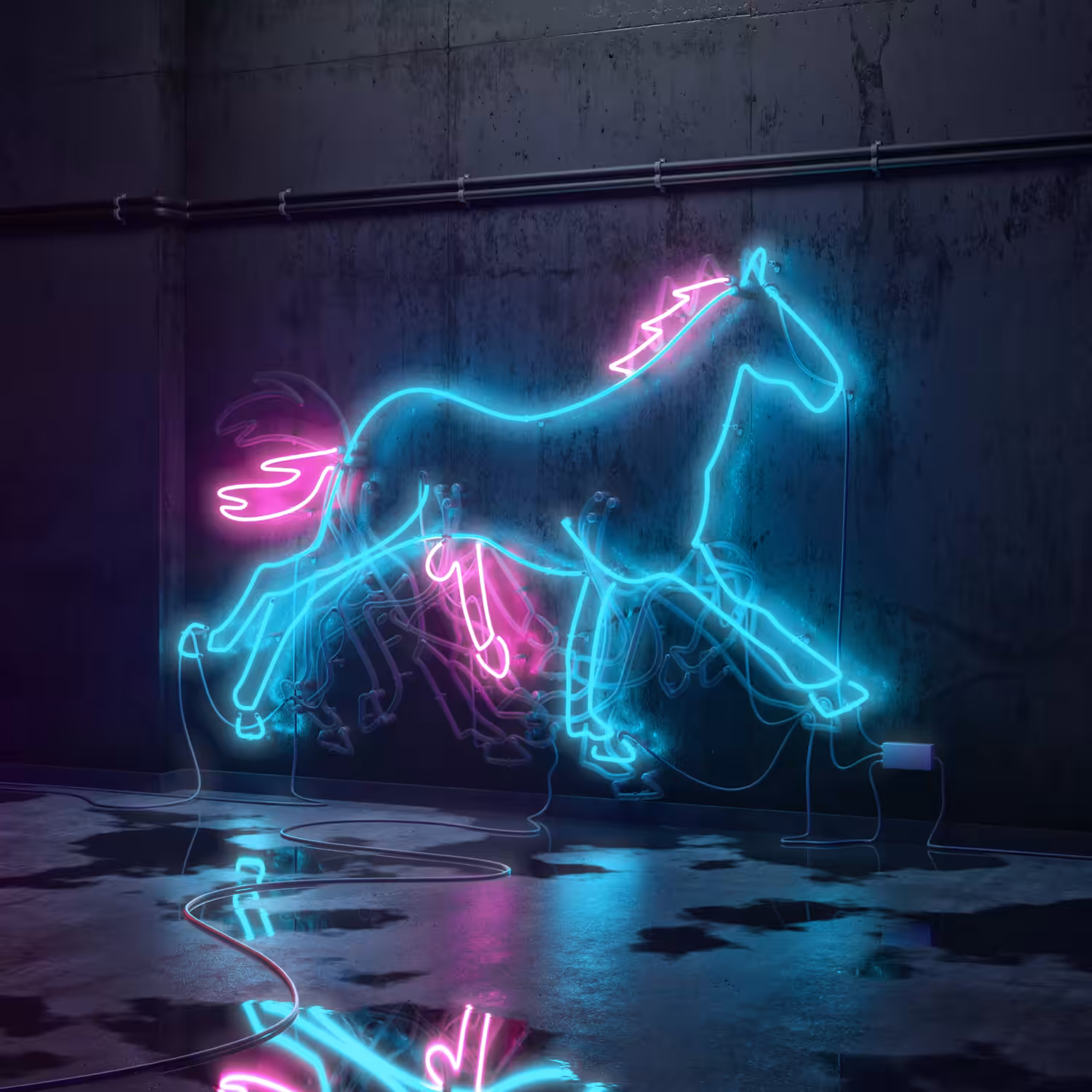 Neon Horse