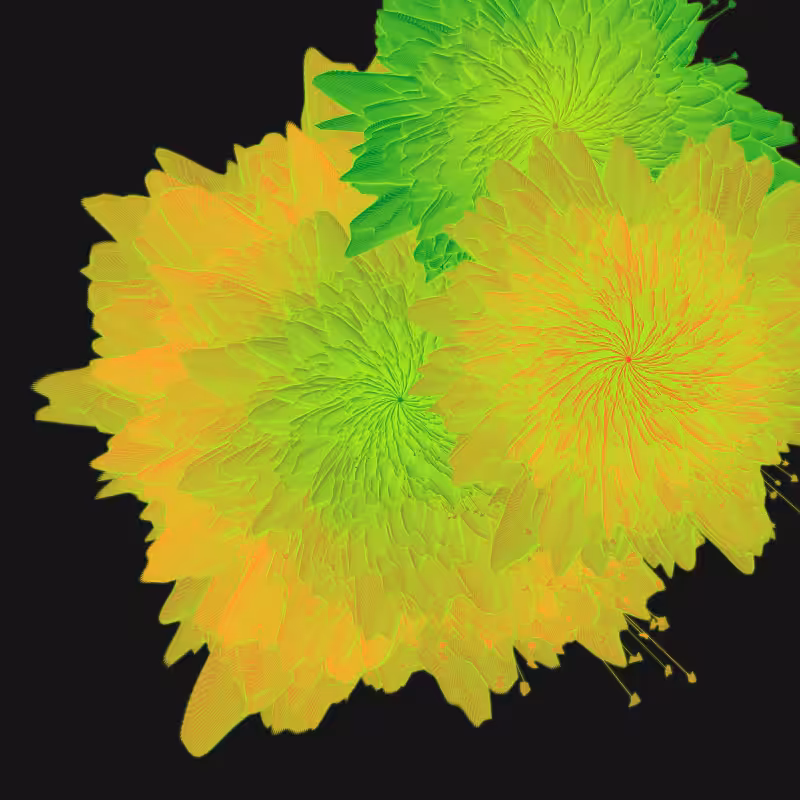 Bouquet of digital flowers #1