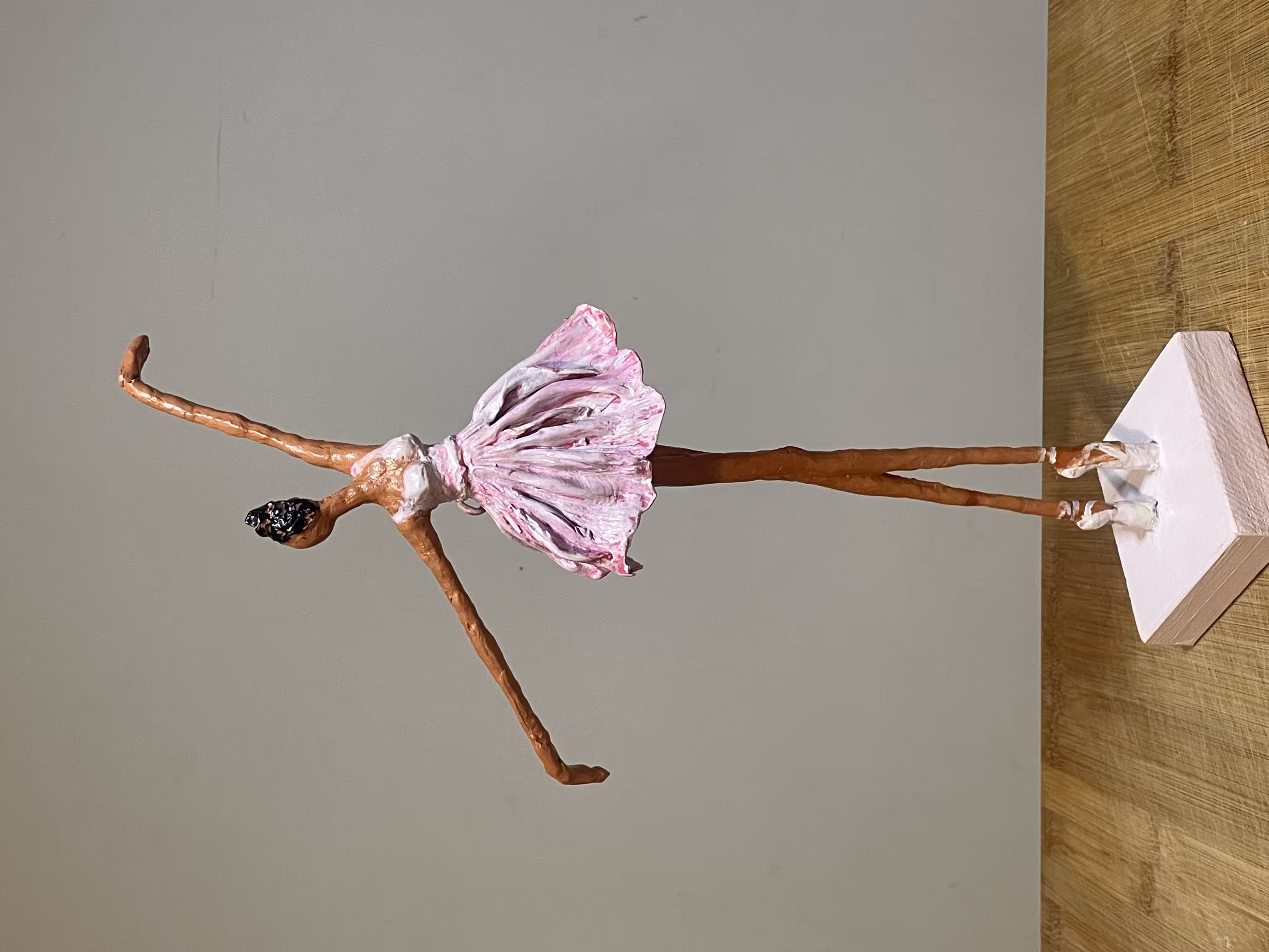 Dancer with pink dress 