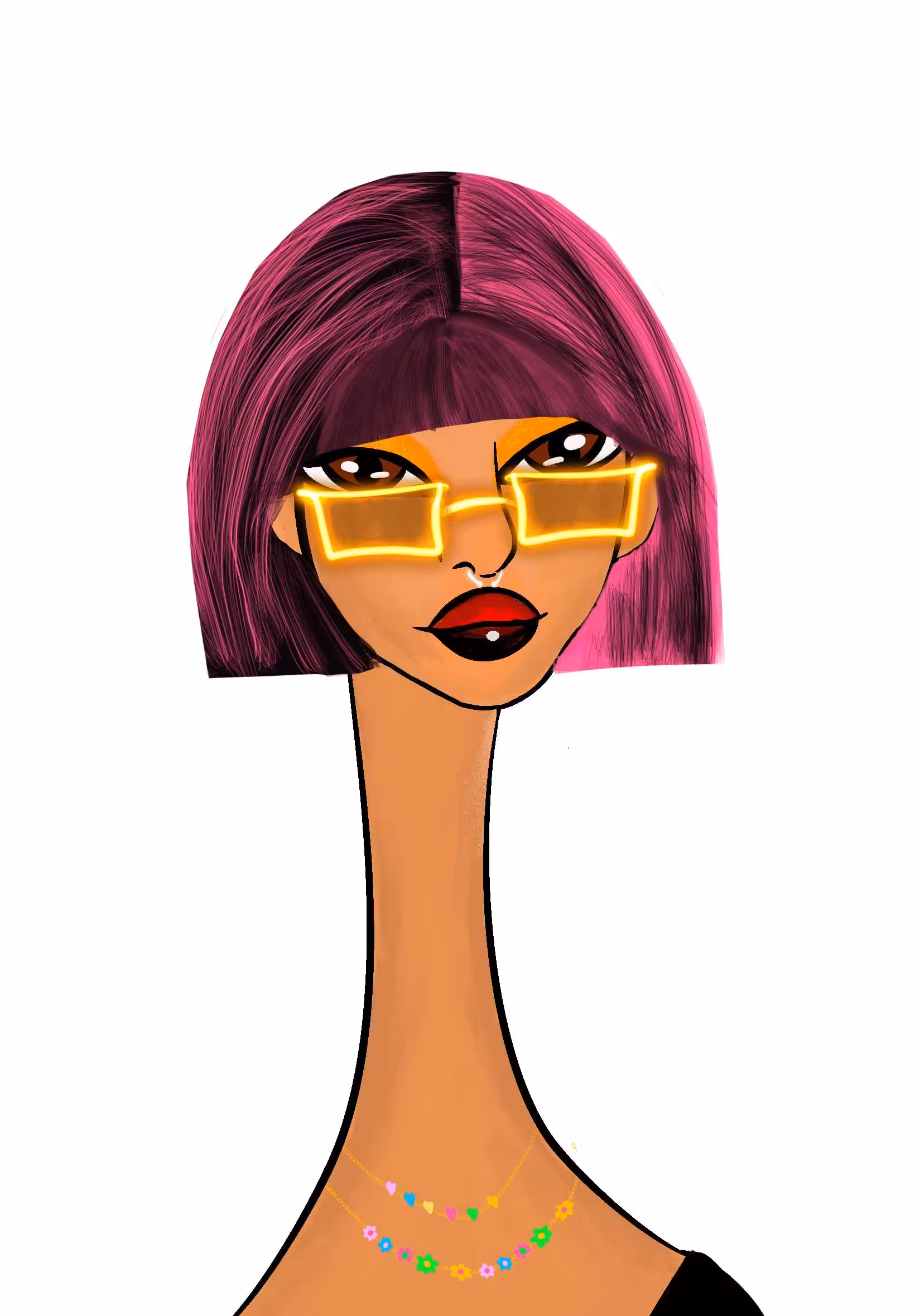 Long Neckie Ladies: Long Neckie Lady #507