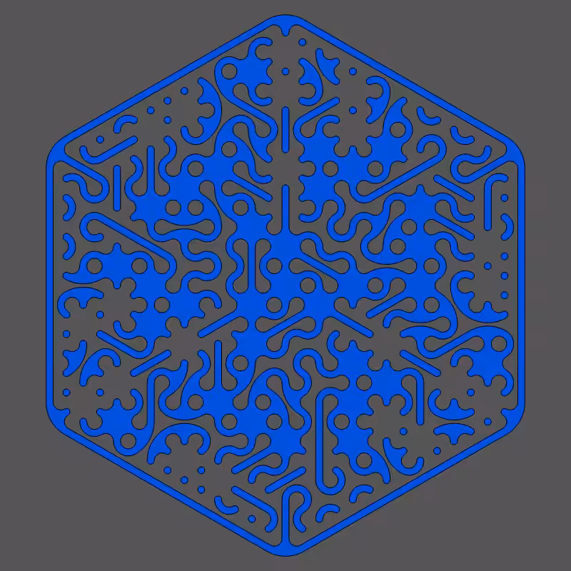 Threefold Symmetry - Dark Variations #417
