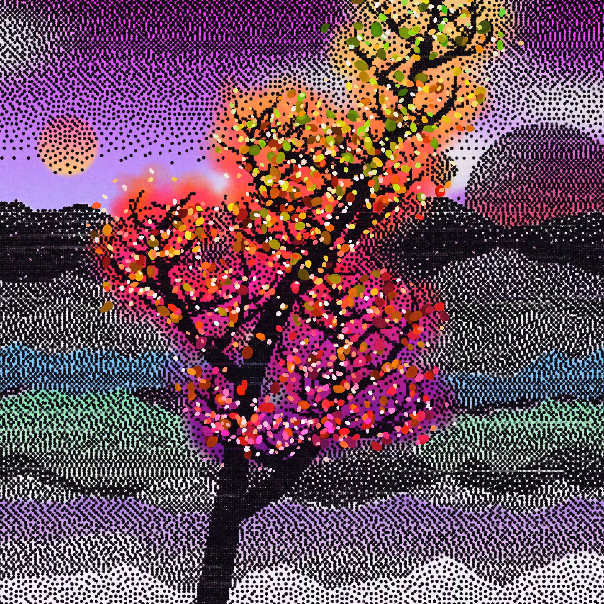 Dithered Branches #150
