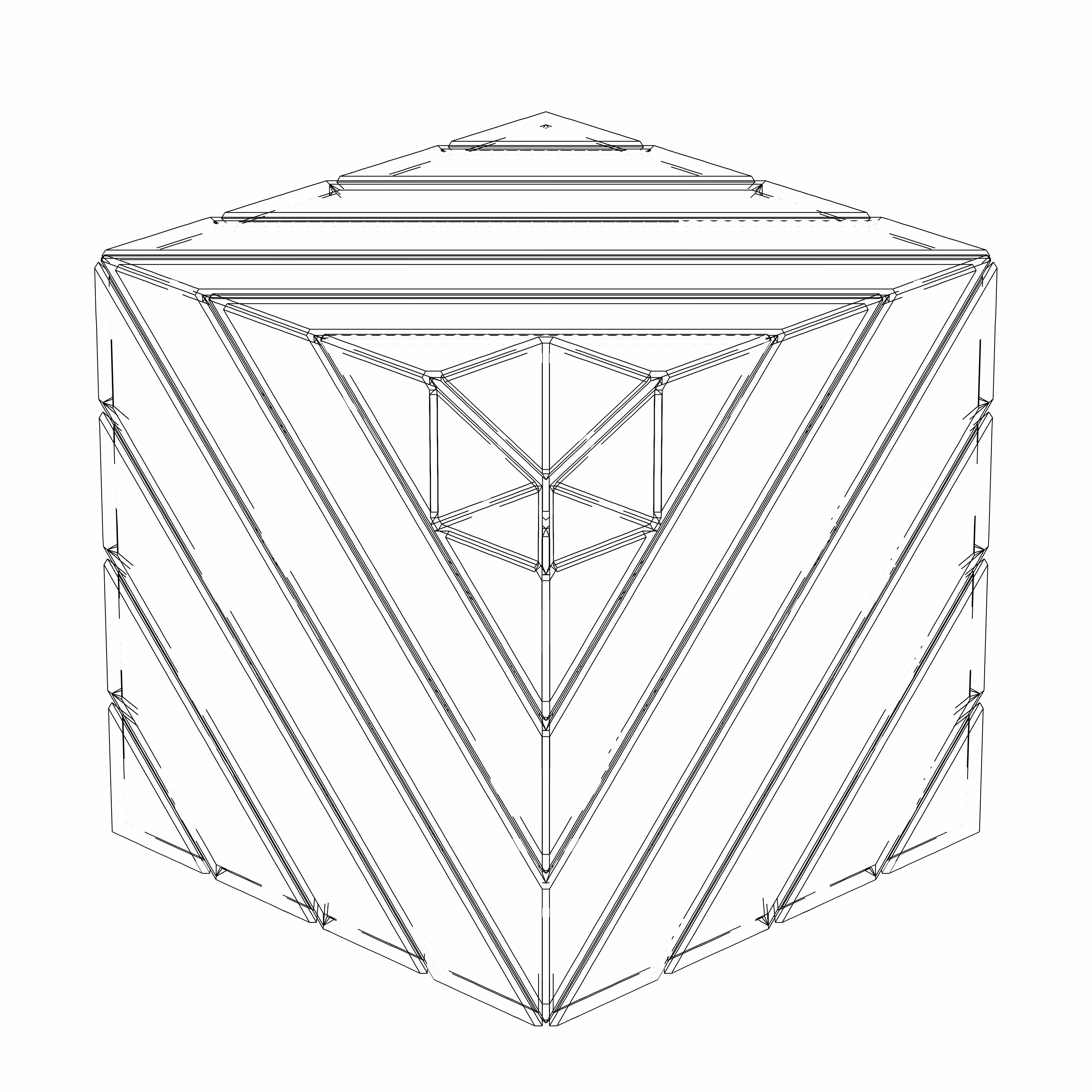 LL21 Alien Art Cube #3