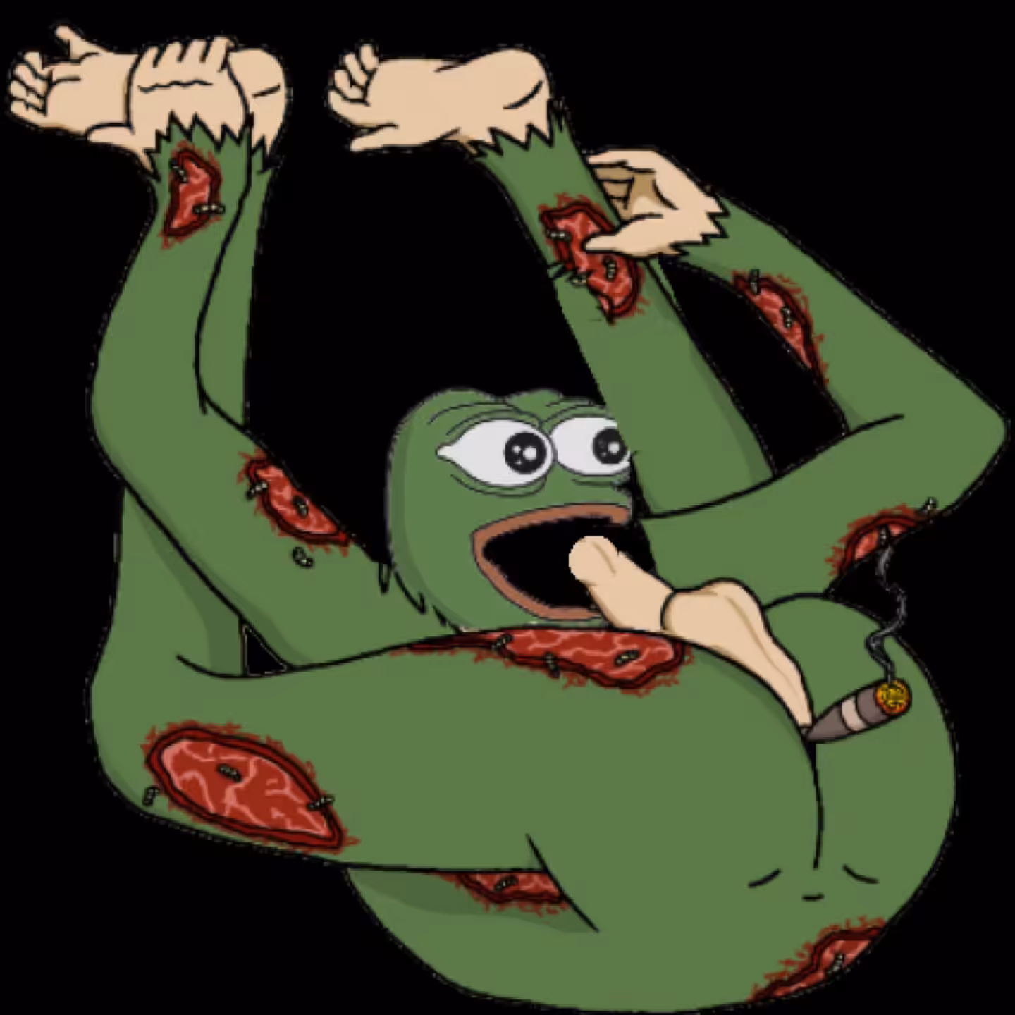 Bored Pepe Yoga Club