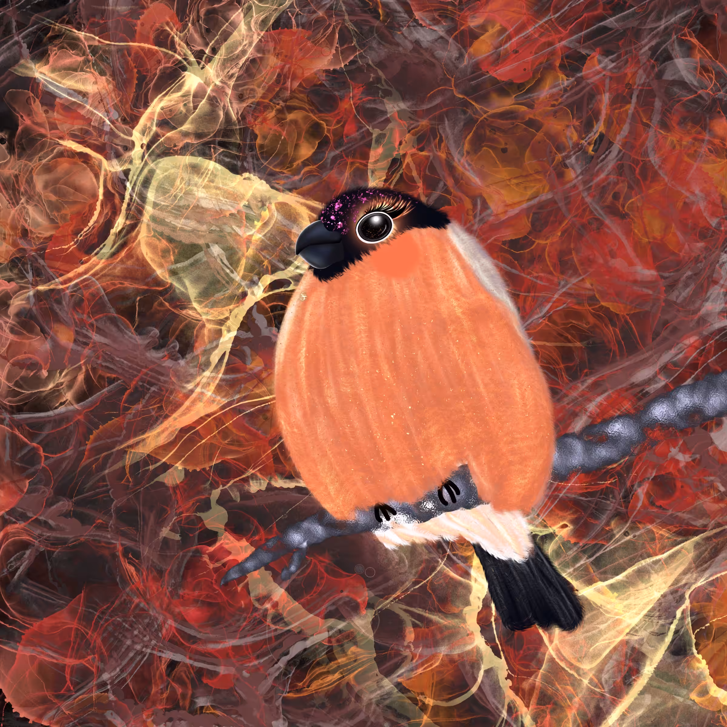 Bullfinches Bird