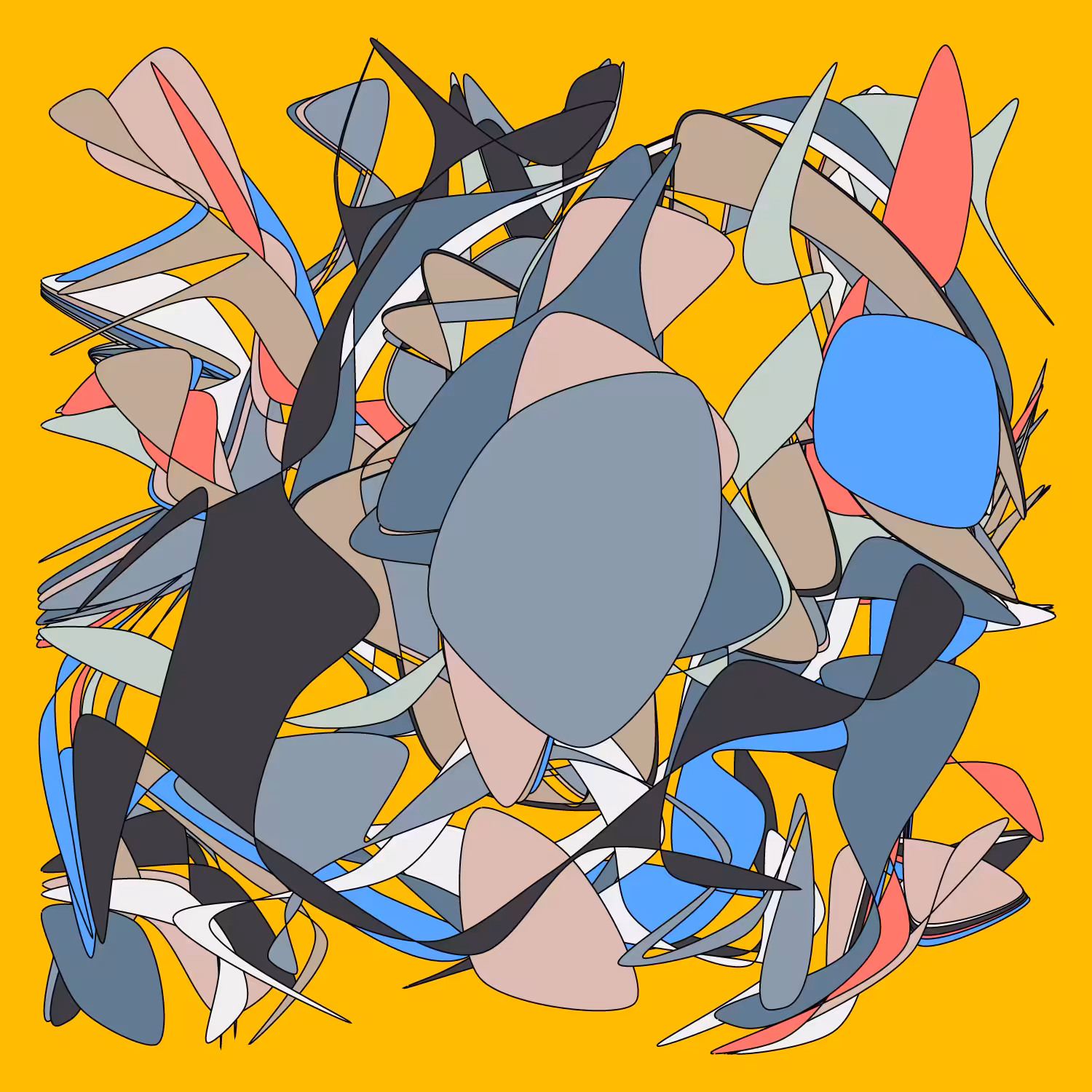 Geometric colorful shapes 2 (Free edition) #50