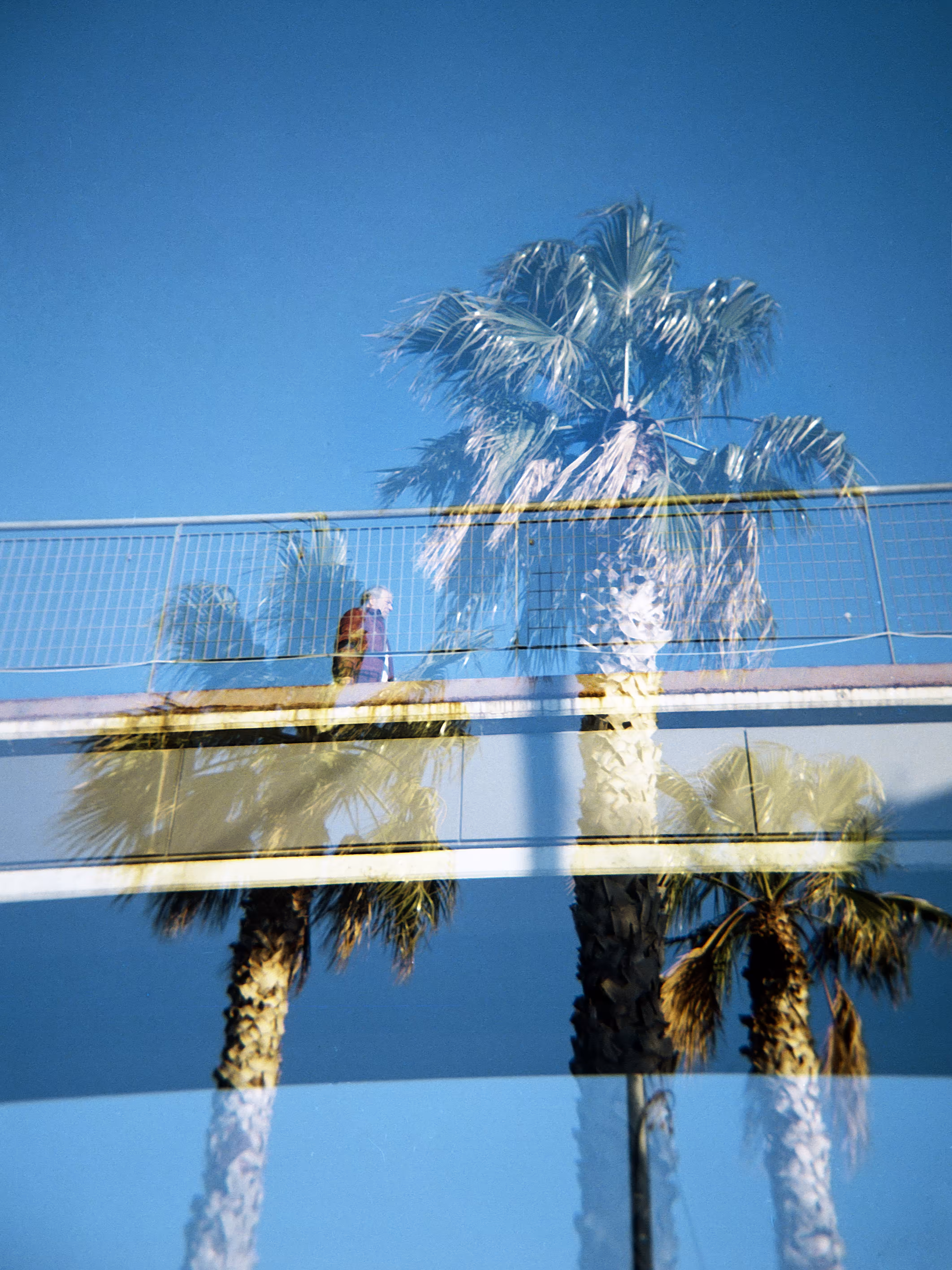 Double exposure bridge / 120 film Holga