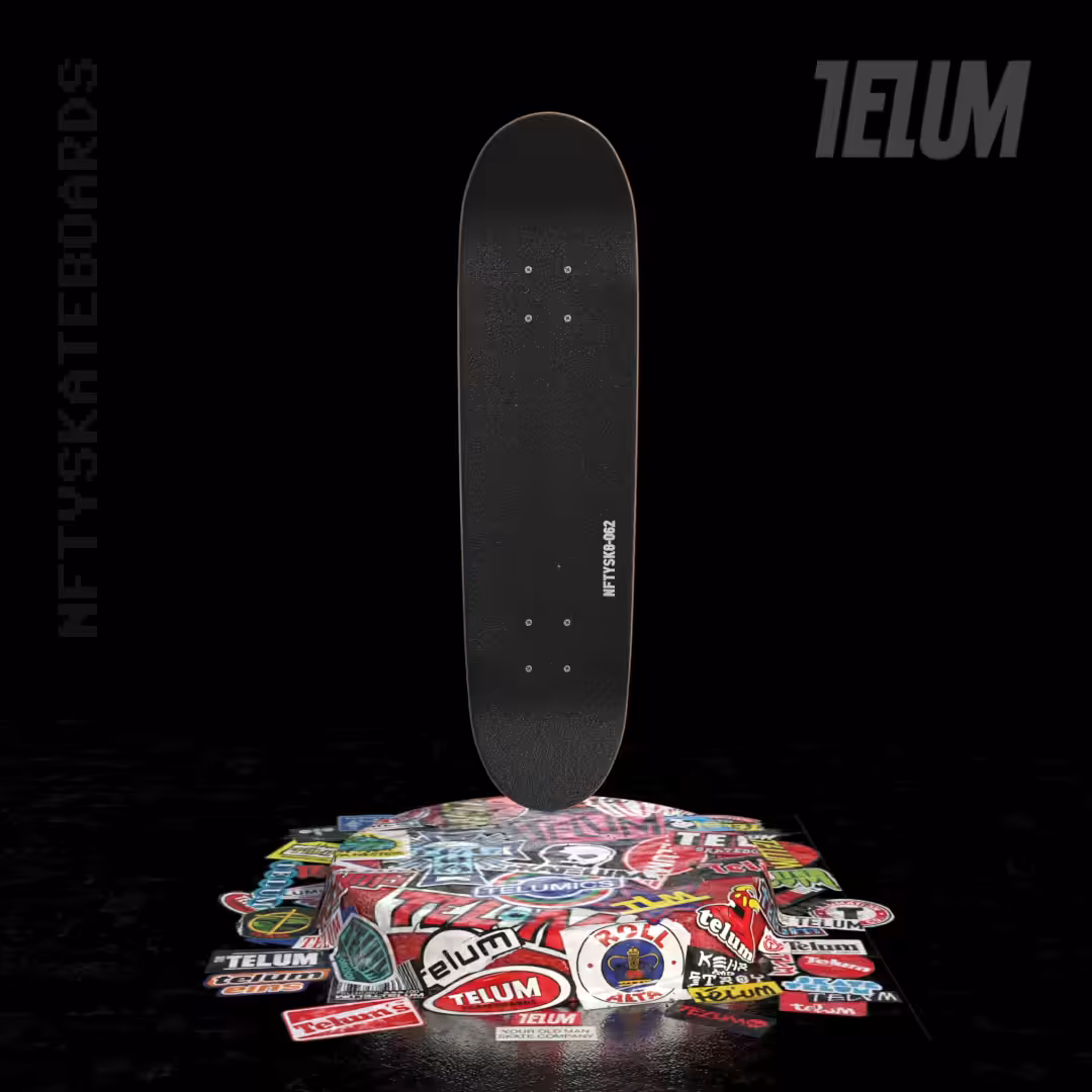 nftyskateboards NFT#062 - Telum Skateboards "Your Fav 90s Brand"