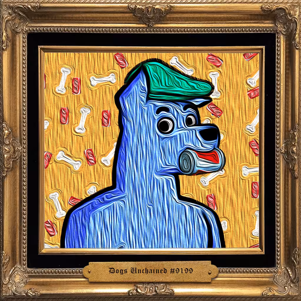 Dogs Unchained Oil Paint NFT #9199