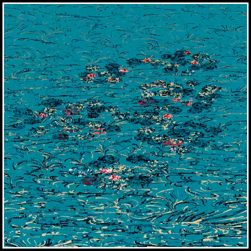 Polluted water lilies #56