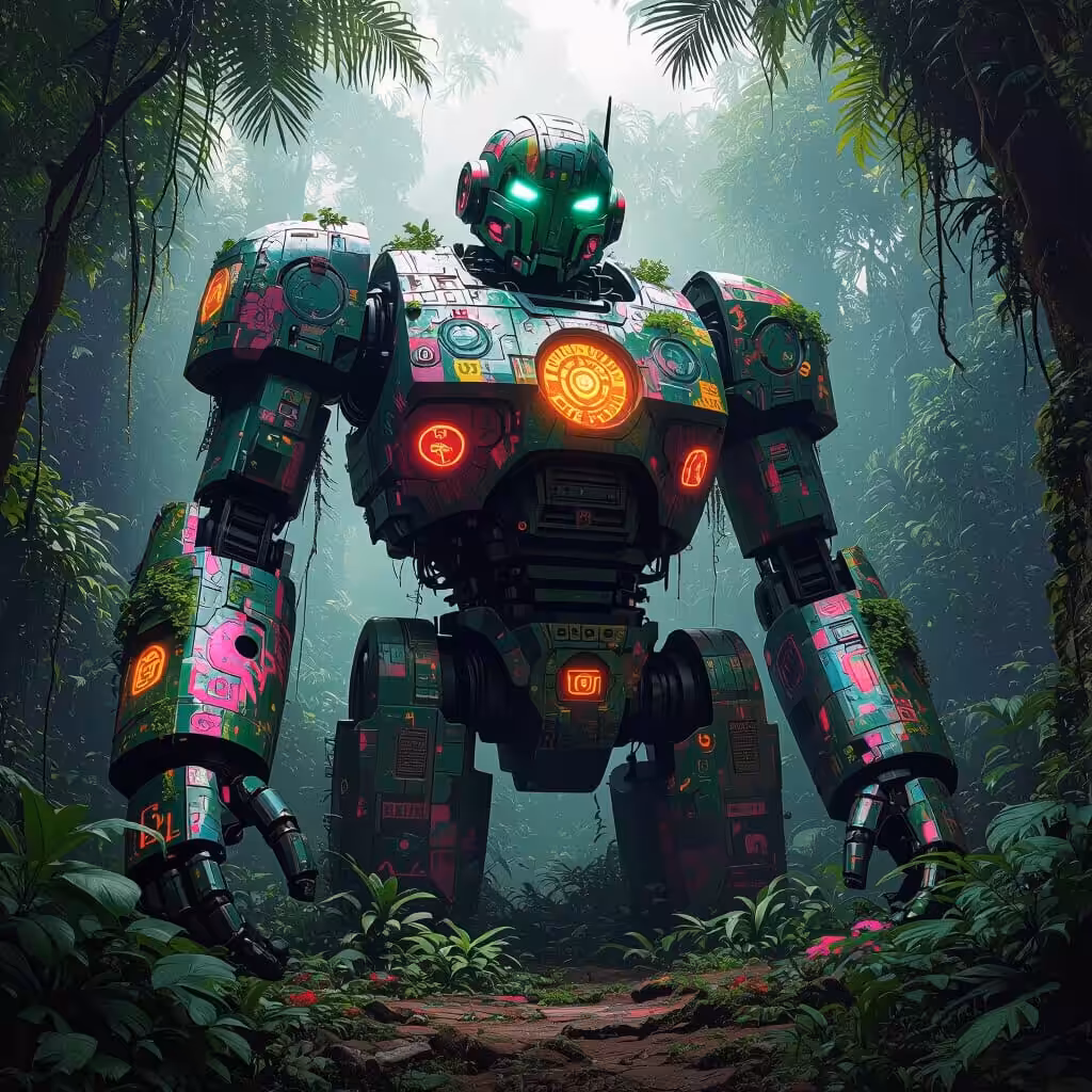 NightCafe Creations: Robot 1