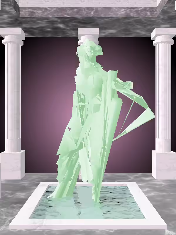 HeavenComputer: The Victorious Normie Green Man #1250