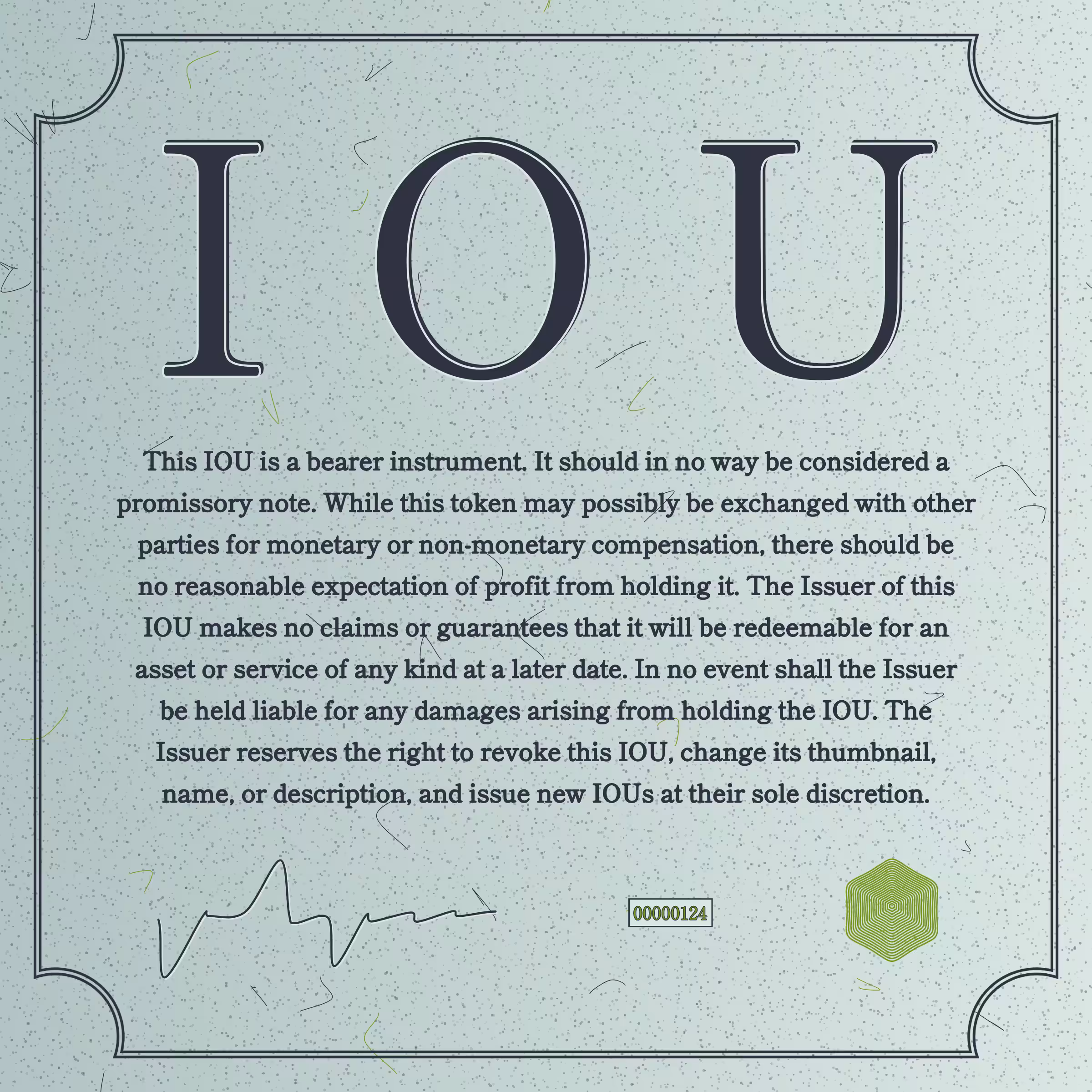 IOU #124