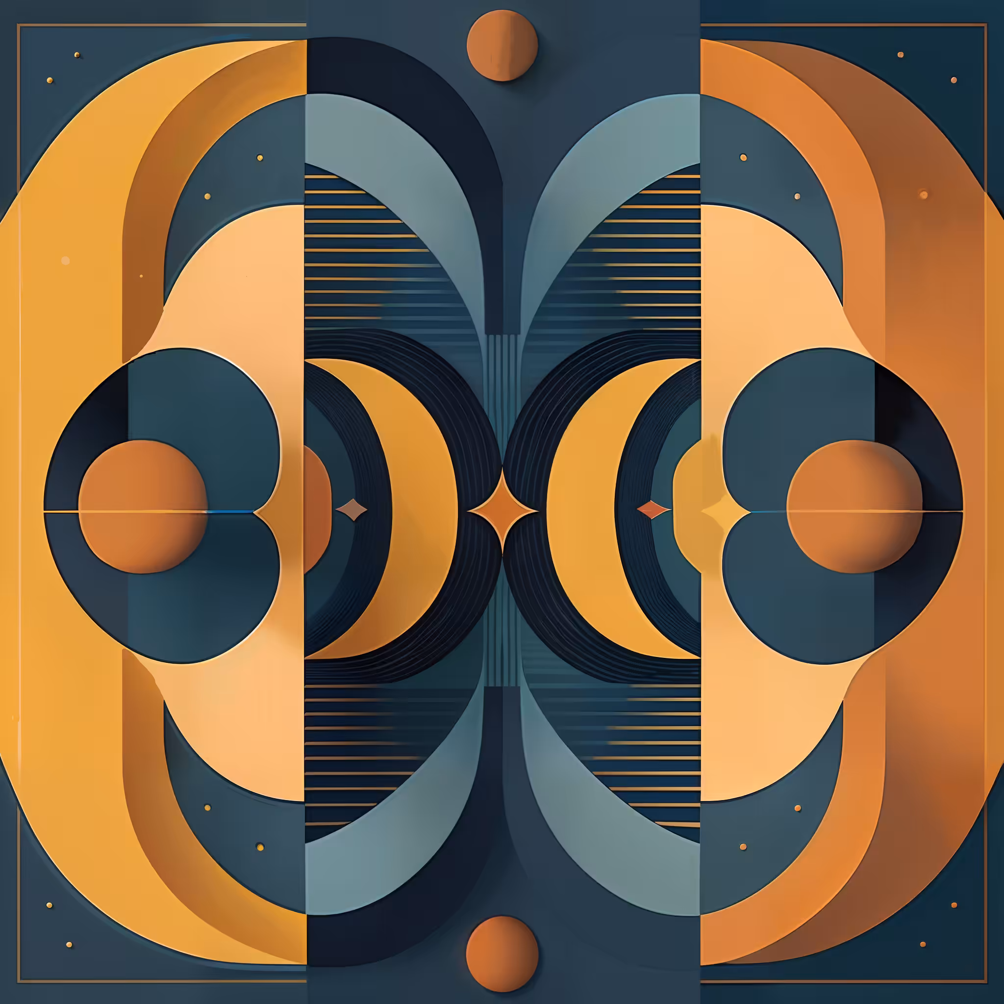 Mirage Odyssey Abstracts: Reflections of Infinity