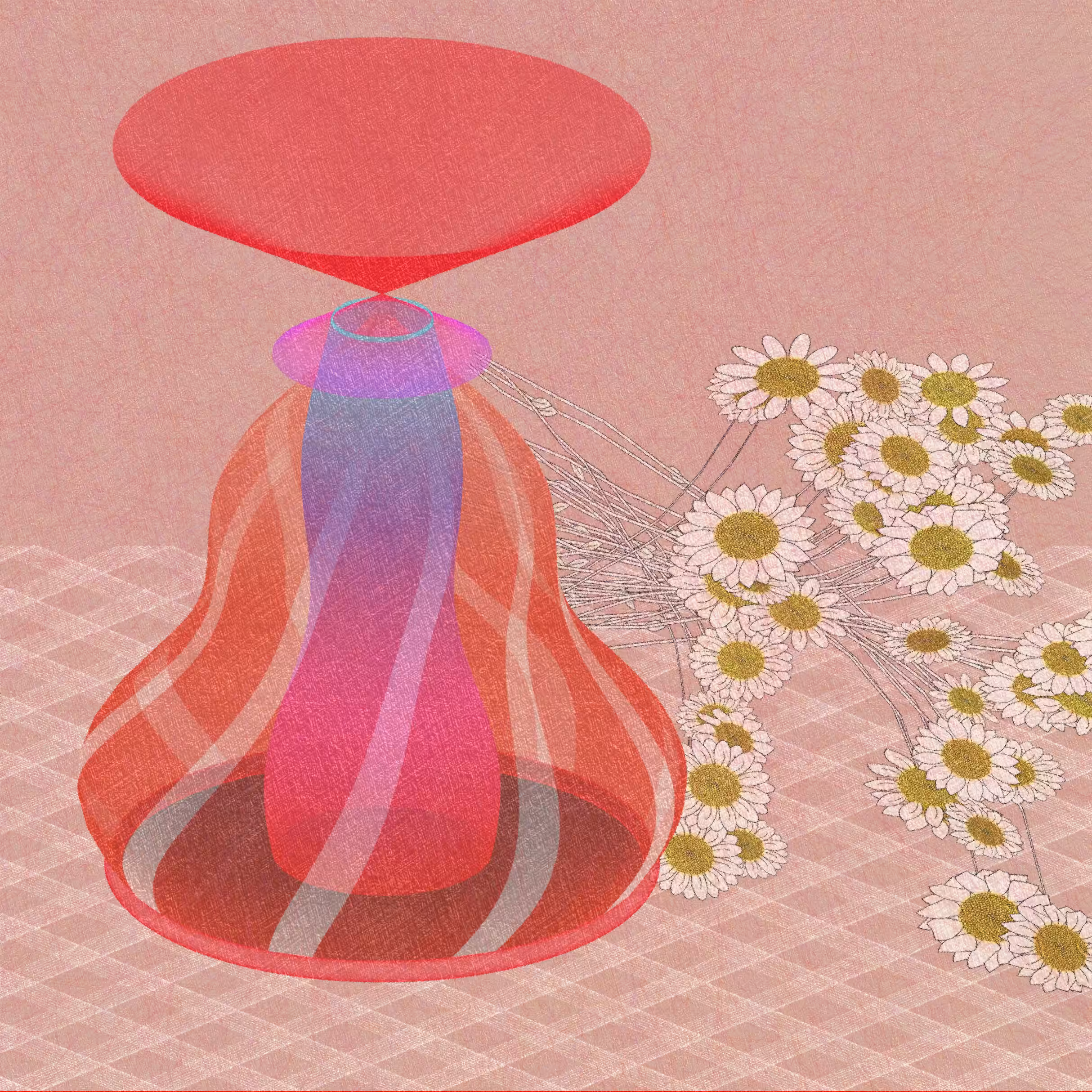 Vases and Daisies #1