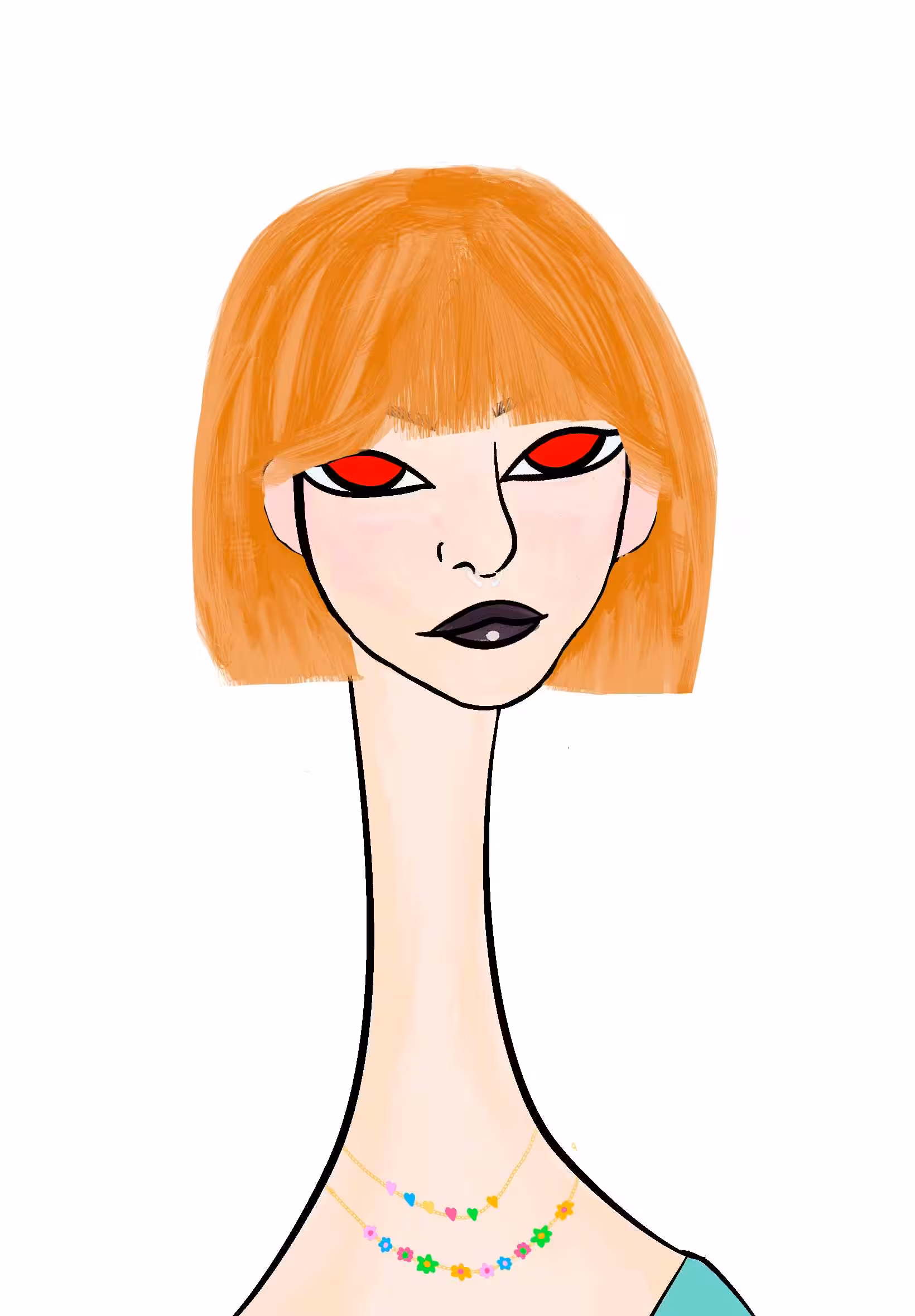 Long Neckie Ladies: Long Neckie Lady #2363