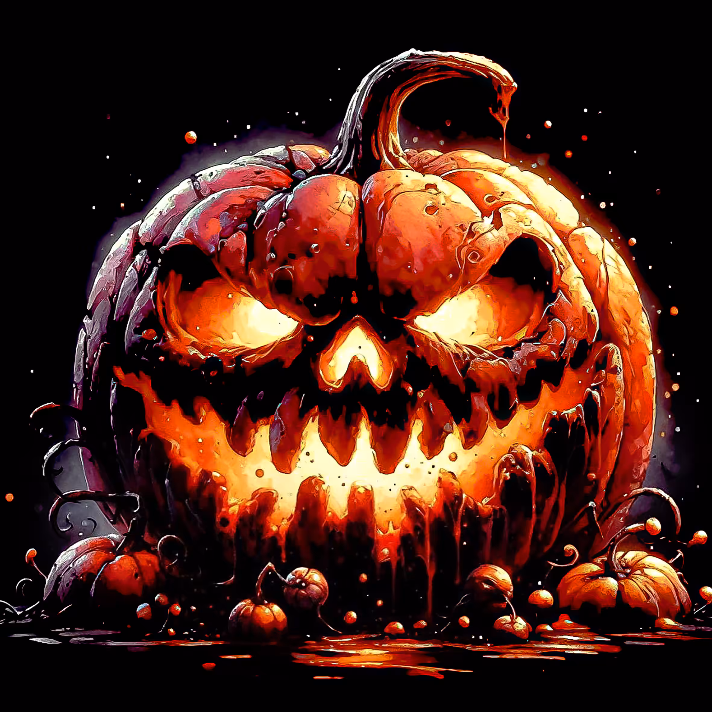 The vampire pumpkin
