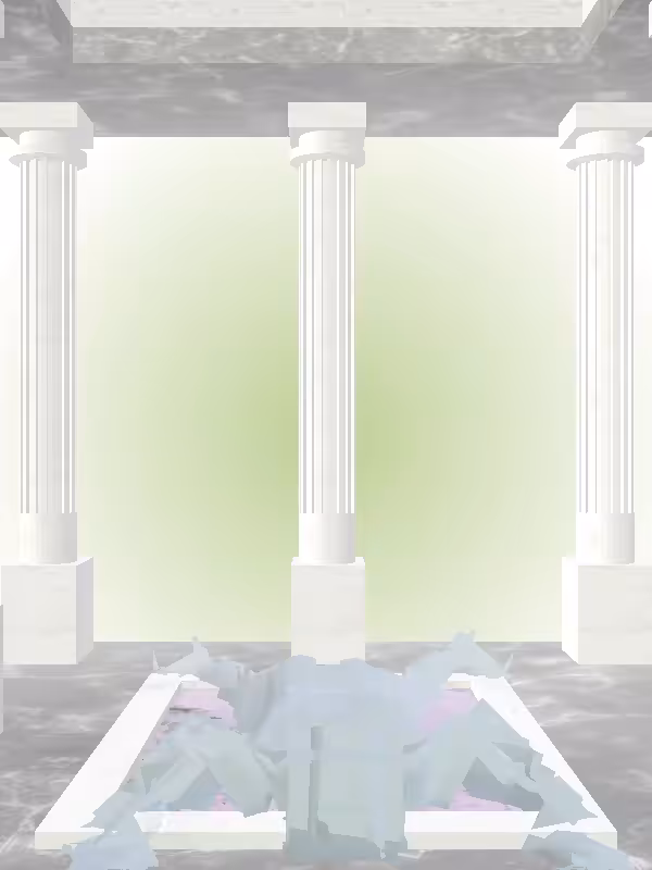 HeavenComputer: The Rising Matte Pale Green Man #6631