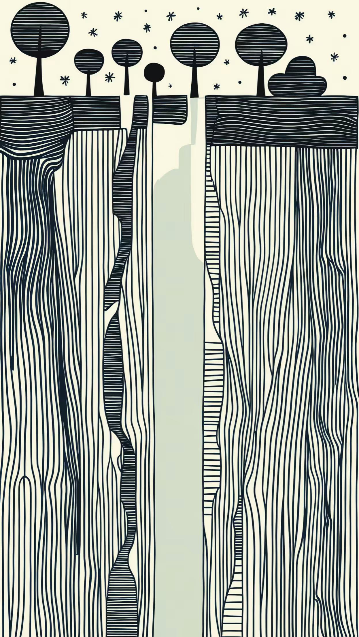 Black and White Stream