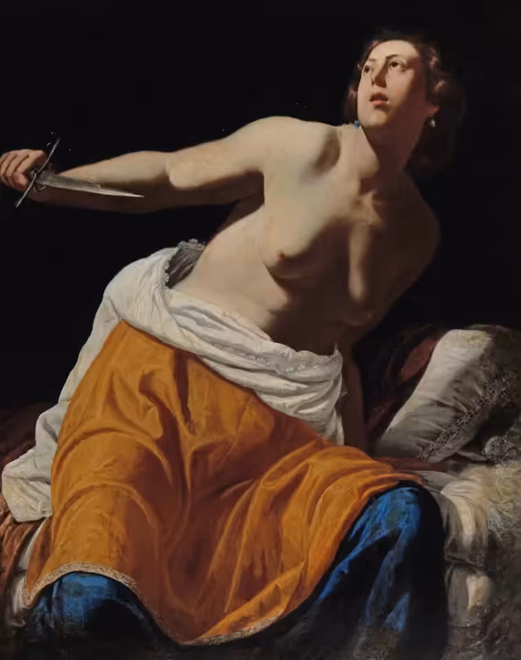 Women in Art Animated No. 8 - Artemisia Gentileschi, Lucretia