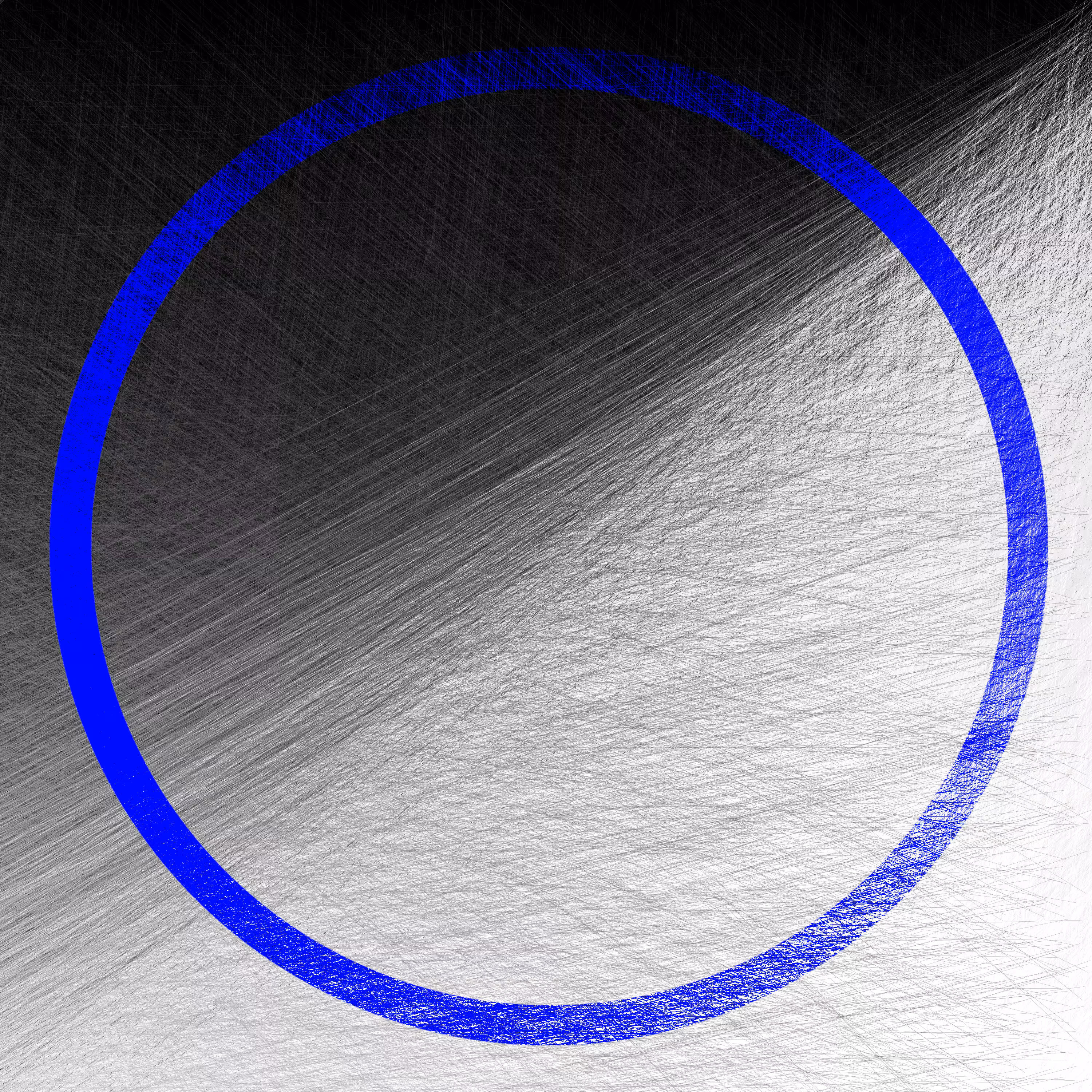 Monochrome + Indigo Circle