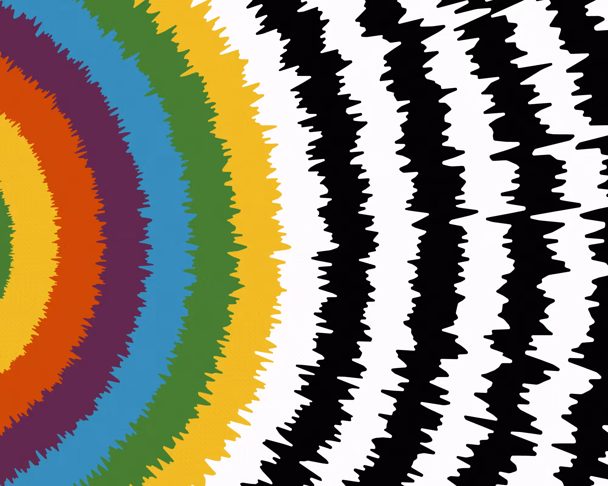 Alternating bands of color #211