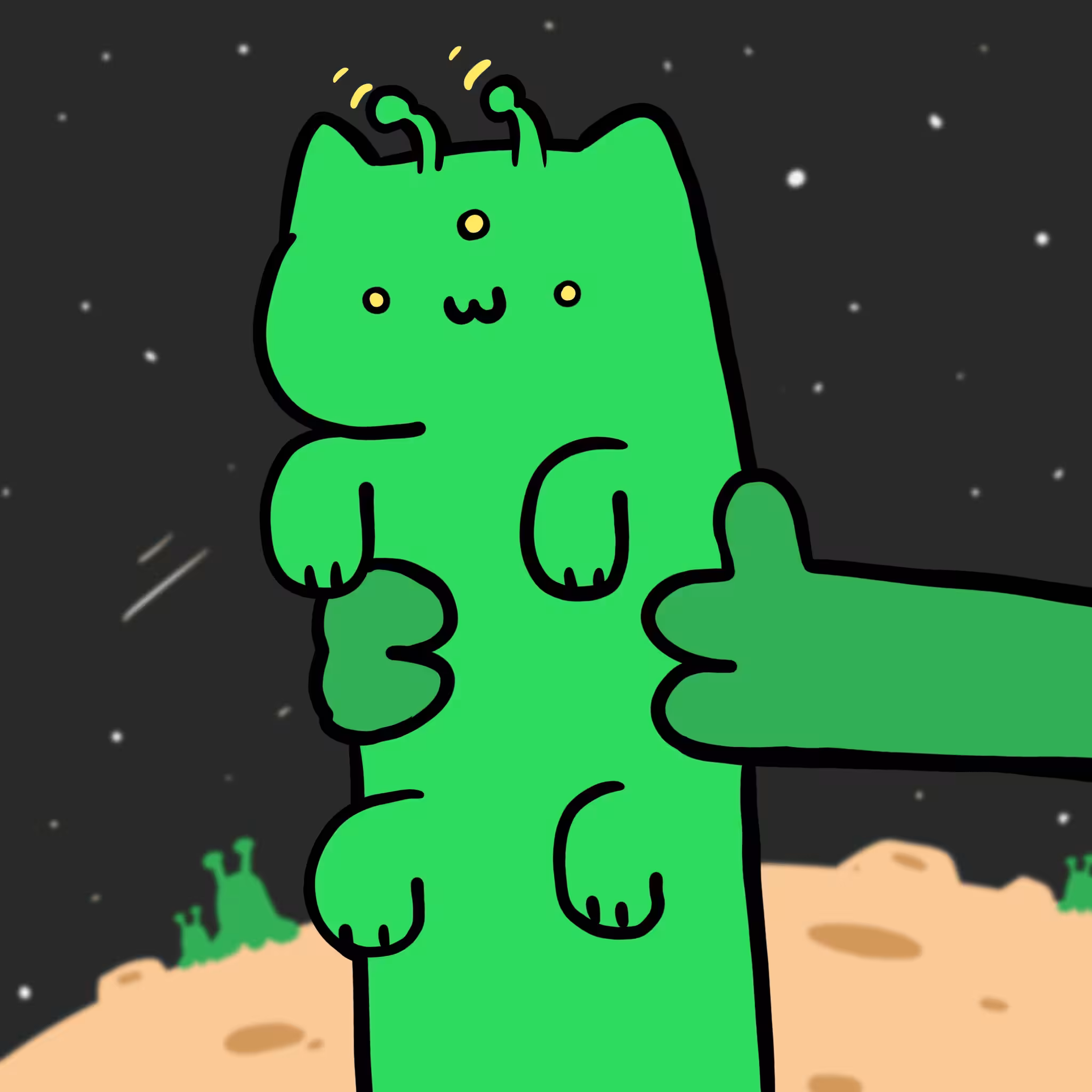 Long long Alien cat #031