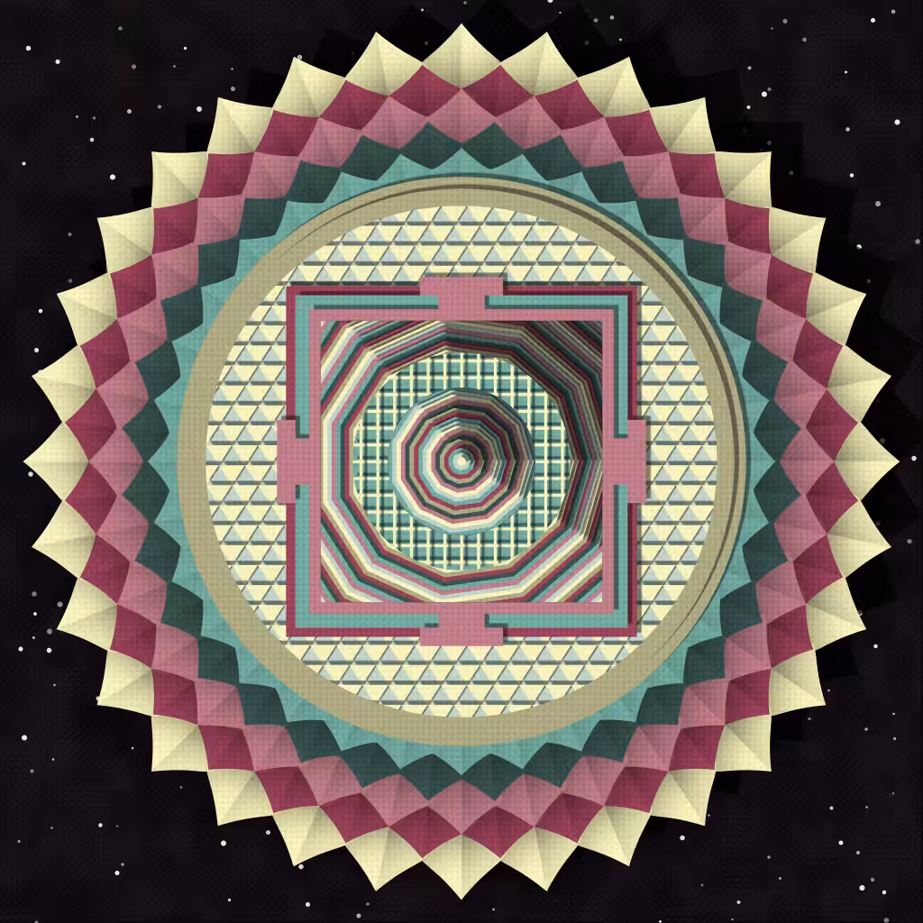 Paper Mandala #283